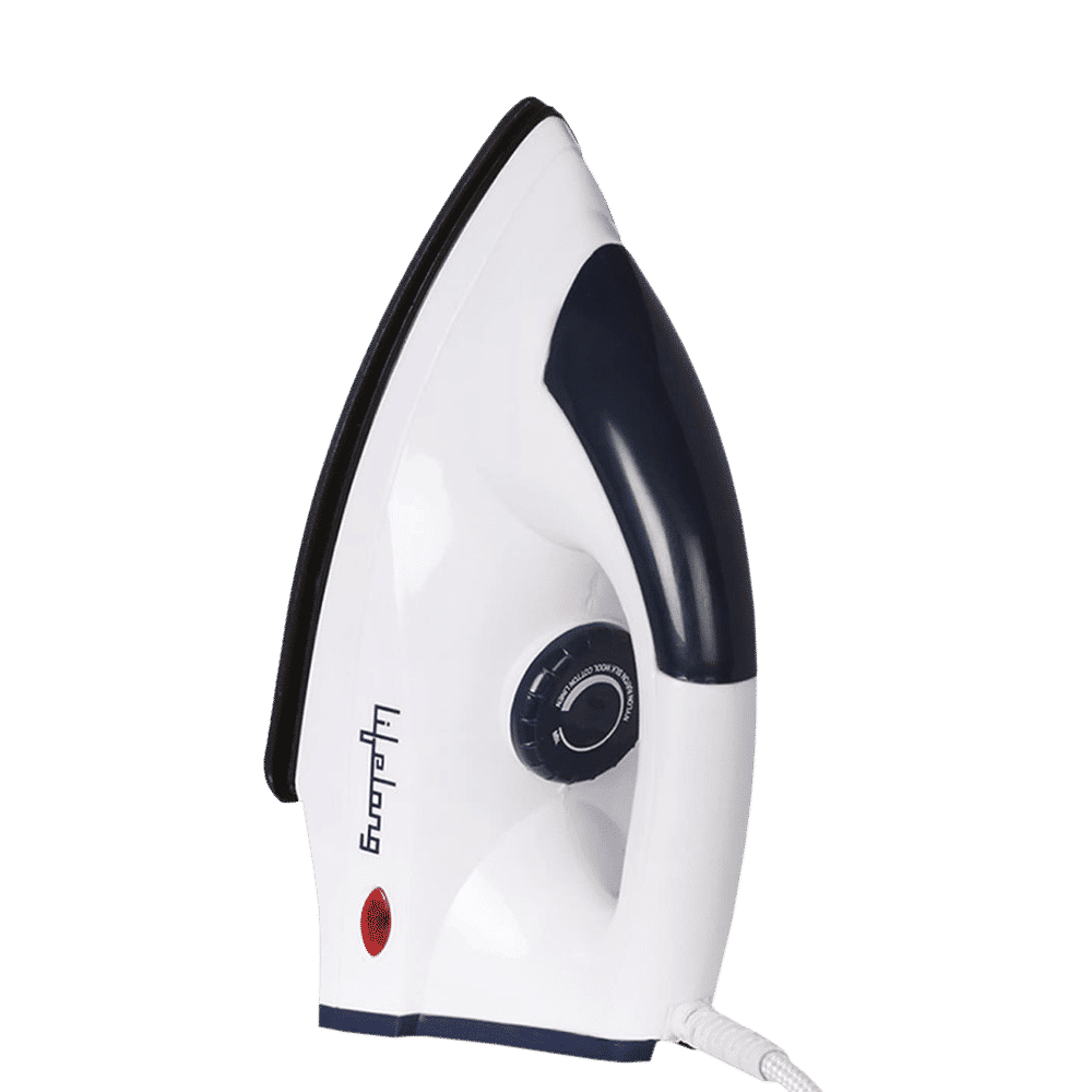 Lifelong 1000 Watts Dry Iron (Non-Stick Coating, LLDI30, White)_1