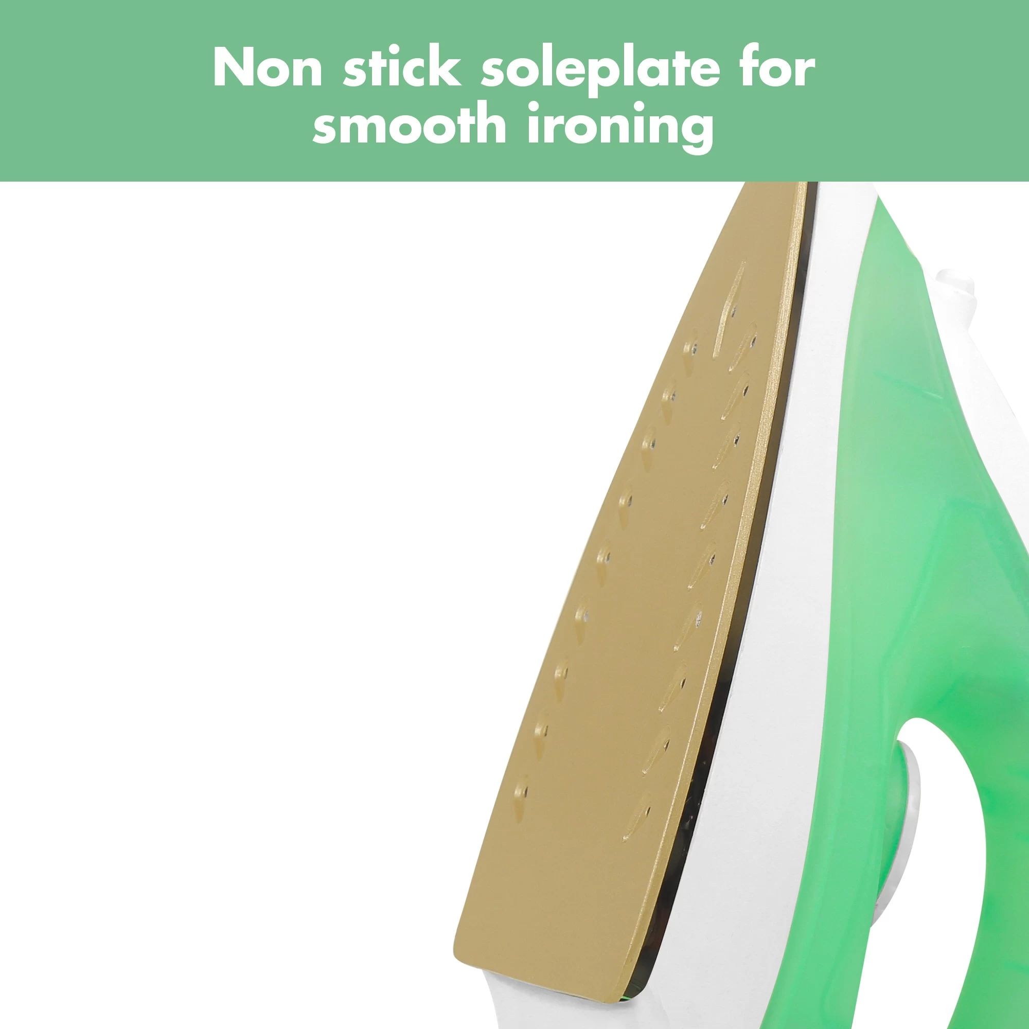 WARMEX Steam Glide 1200 Watts Steam Iron (Water Spray Function, Green)_2