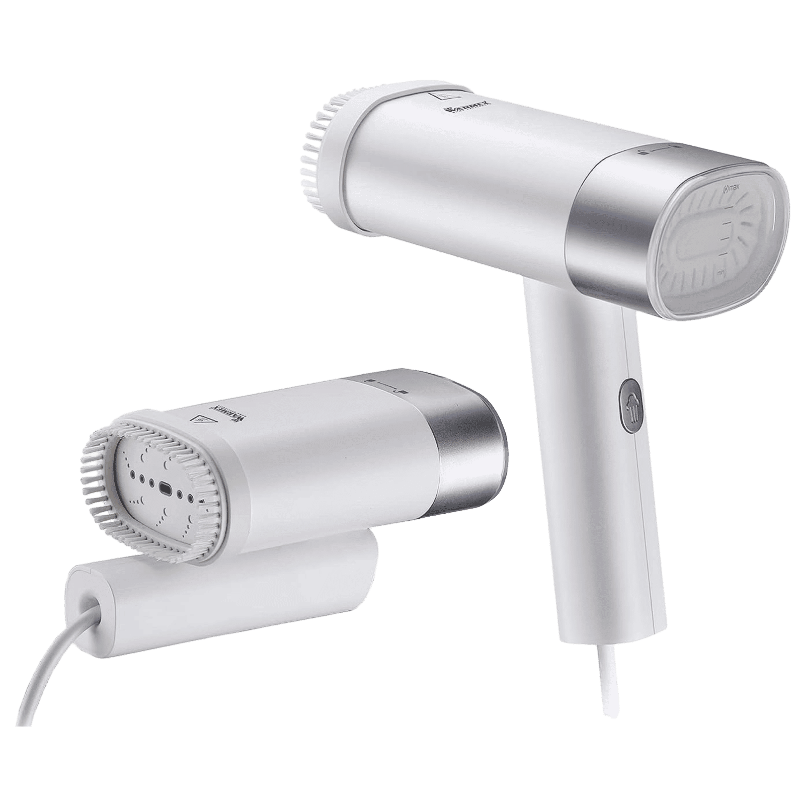 WARMEX 1200 Watts 100ml 2-in-1 Garment Steamer (Auto Shut Off Function, PGS-07, White and Silver)_1