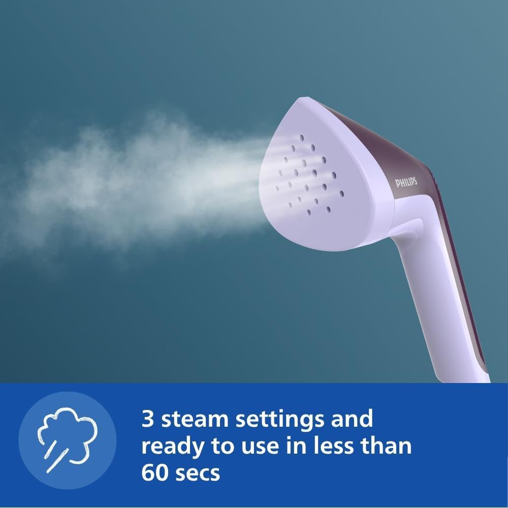 PHILIPS 3000 Series 2000 Watts Standing Garment Steamer (2000ml Water Tank, 3 Modes, Tilted StyleBoard, Purple) PHILIPS 3000 Series 2000 Watts Standing Garment Steamer (2000ml Water Tank, 3 Modes, Tilted StyleBoard, Purple)_6