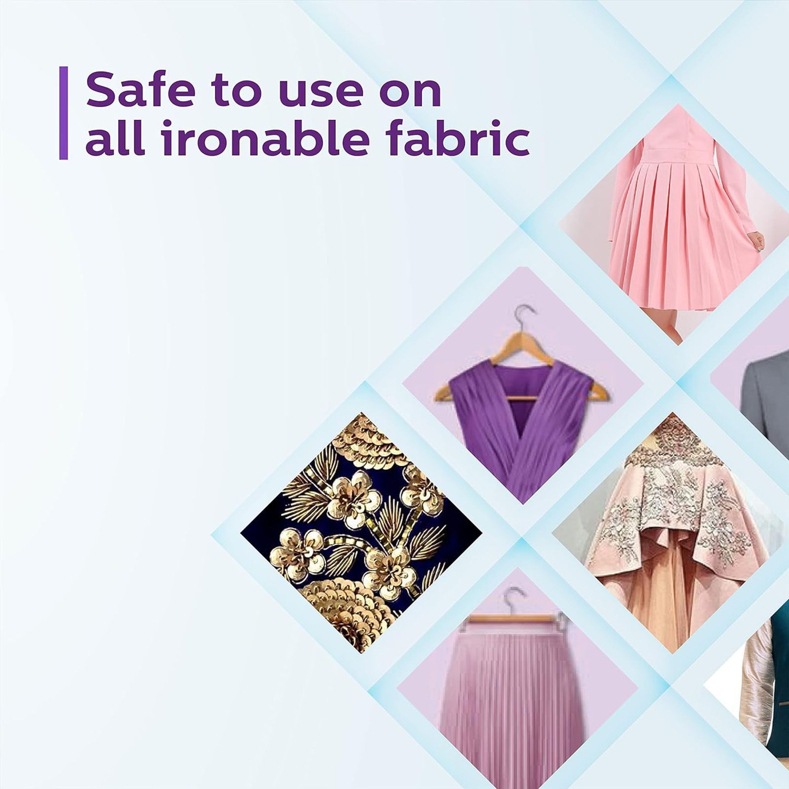 PHILIPS 1000 Series 900 Watts Handheld Garment Steamer (85ml Water Tank, Drip Stop, White)_8