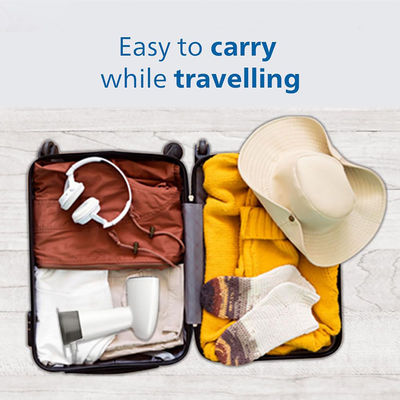 PHILIPS 1000 Series 900 Watts Handheld Garment Steamer (85ml Water Tank, Drip Stop, White)_9