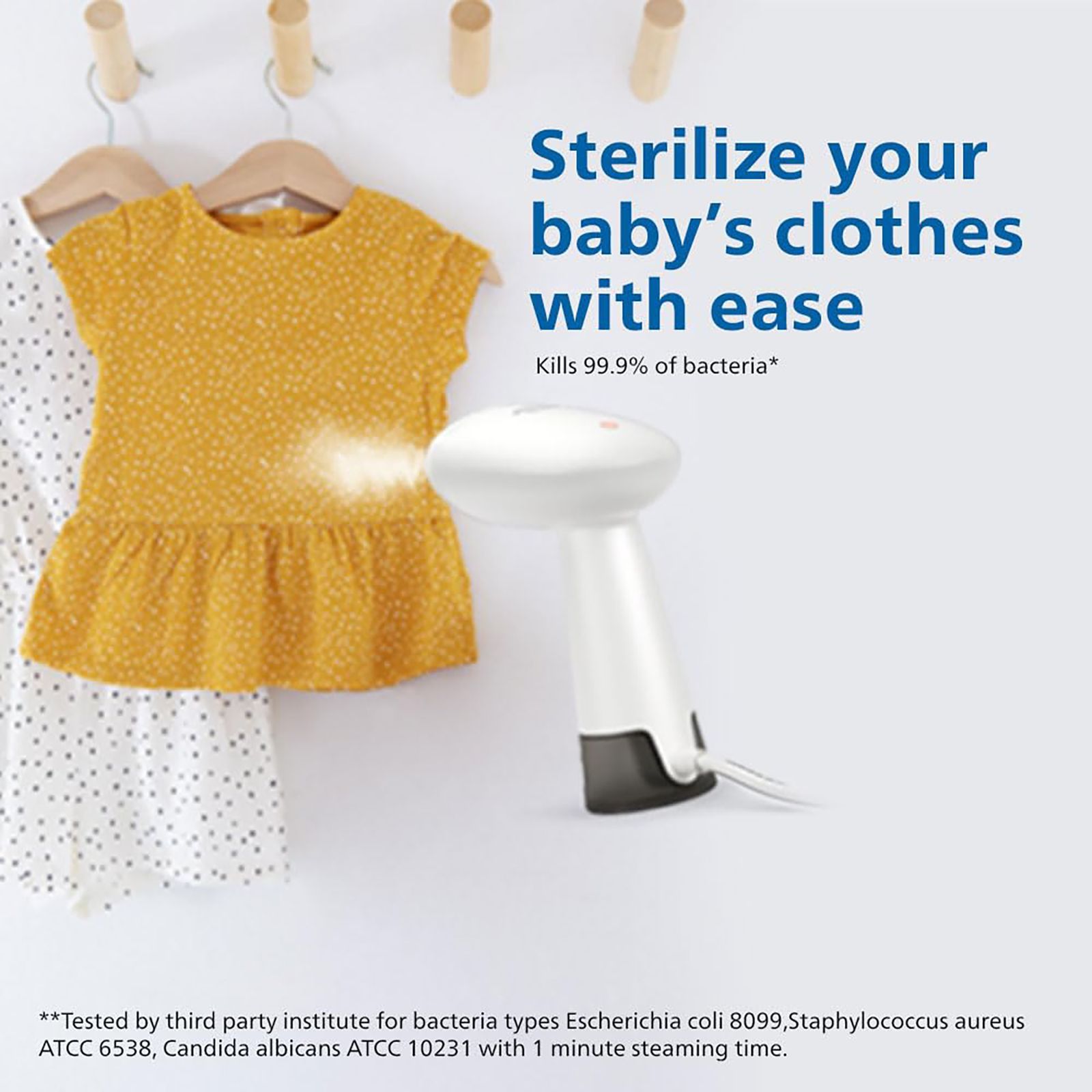 PHILIPS 1000 Series 900 Watts Handheld Garment Steamer (85ml Water Tank, Drip Stop, White)_6