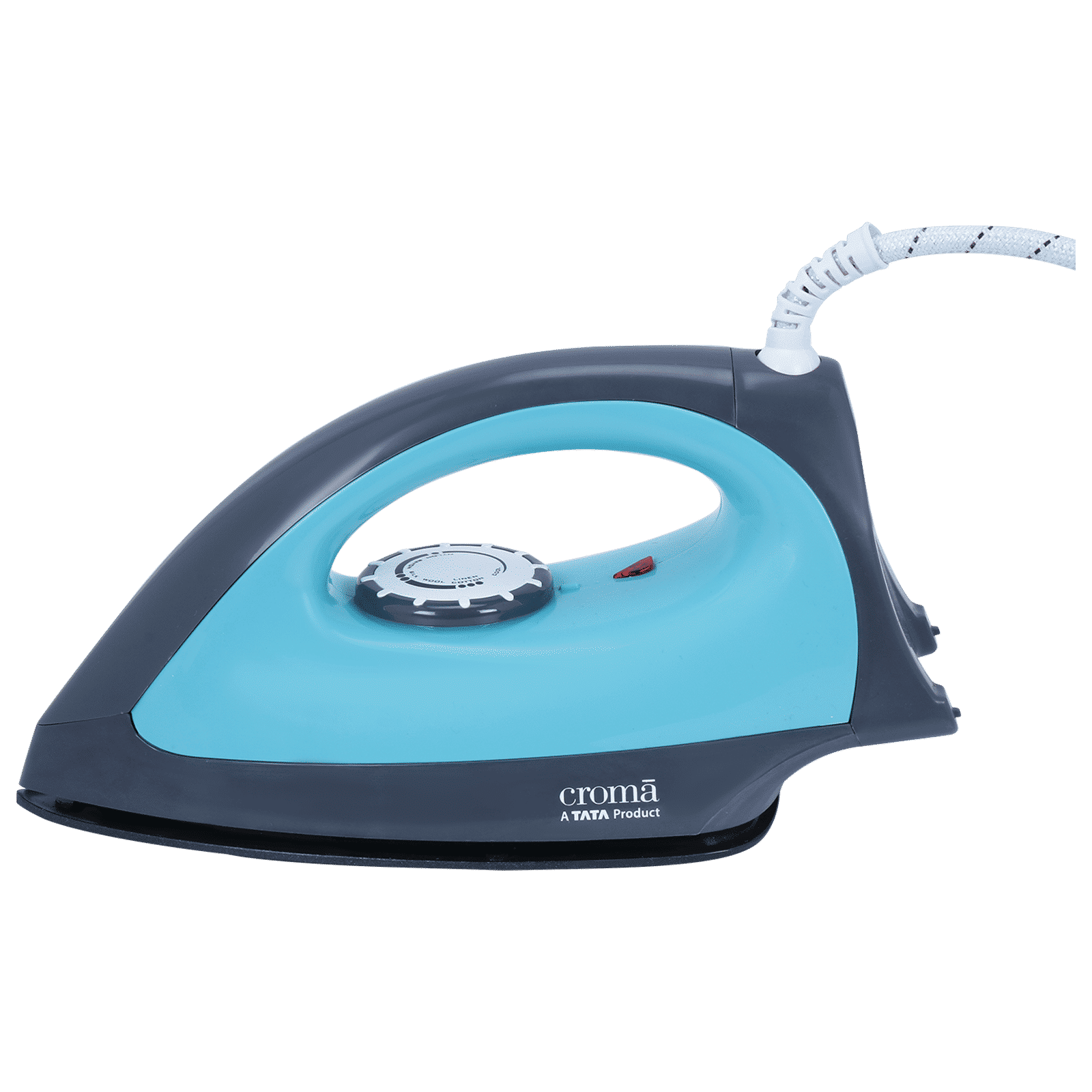 Croma Heavy Weight 1000 Watts Dry Iron (Weilburger Dual Coat Soleplate, AV4414, Turquoise)_2