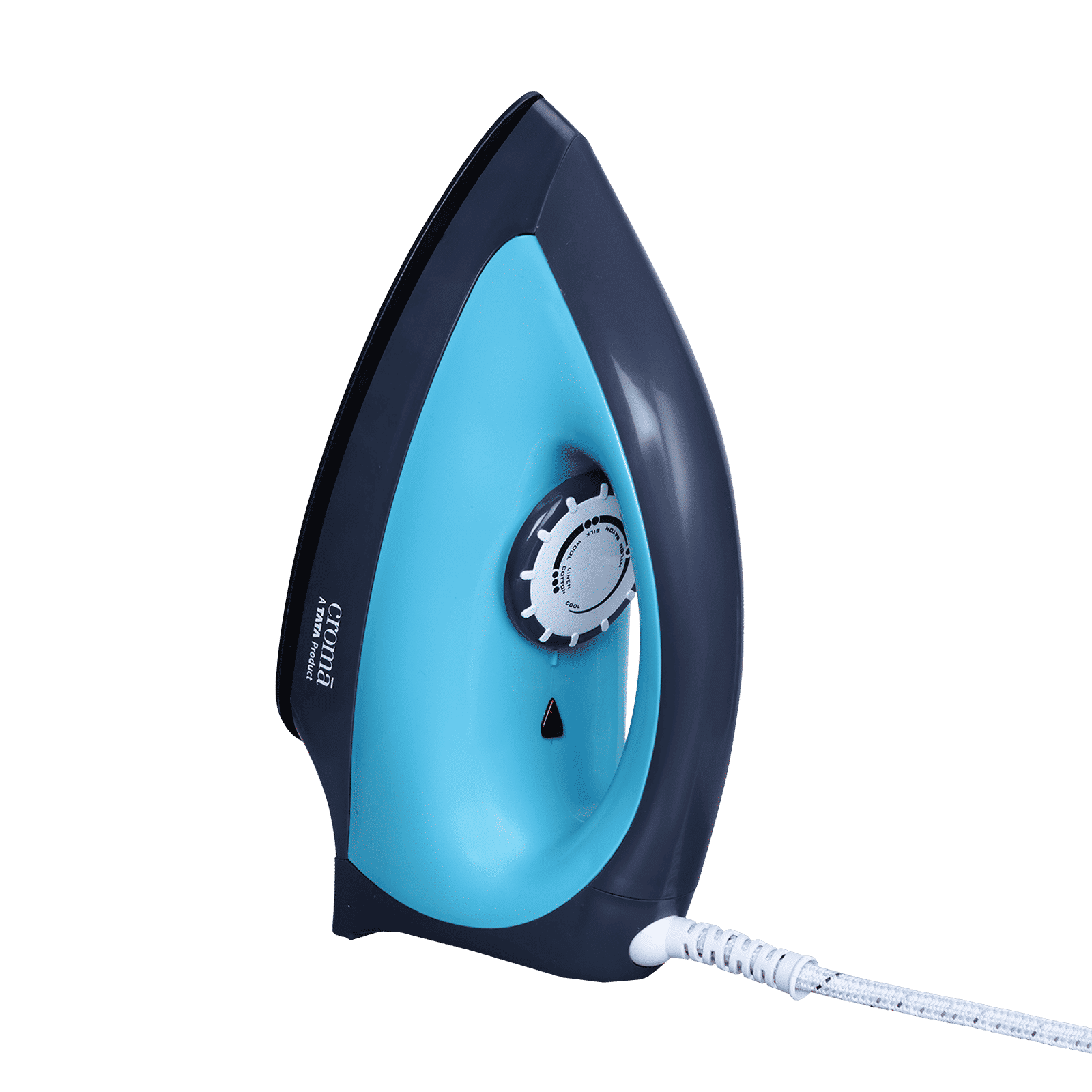 Croma Heavy Weight 1000 Watts Dry Iron (Weilburger Dual Coat Soleplate, AV4414, Turquoise)_7