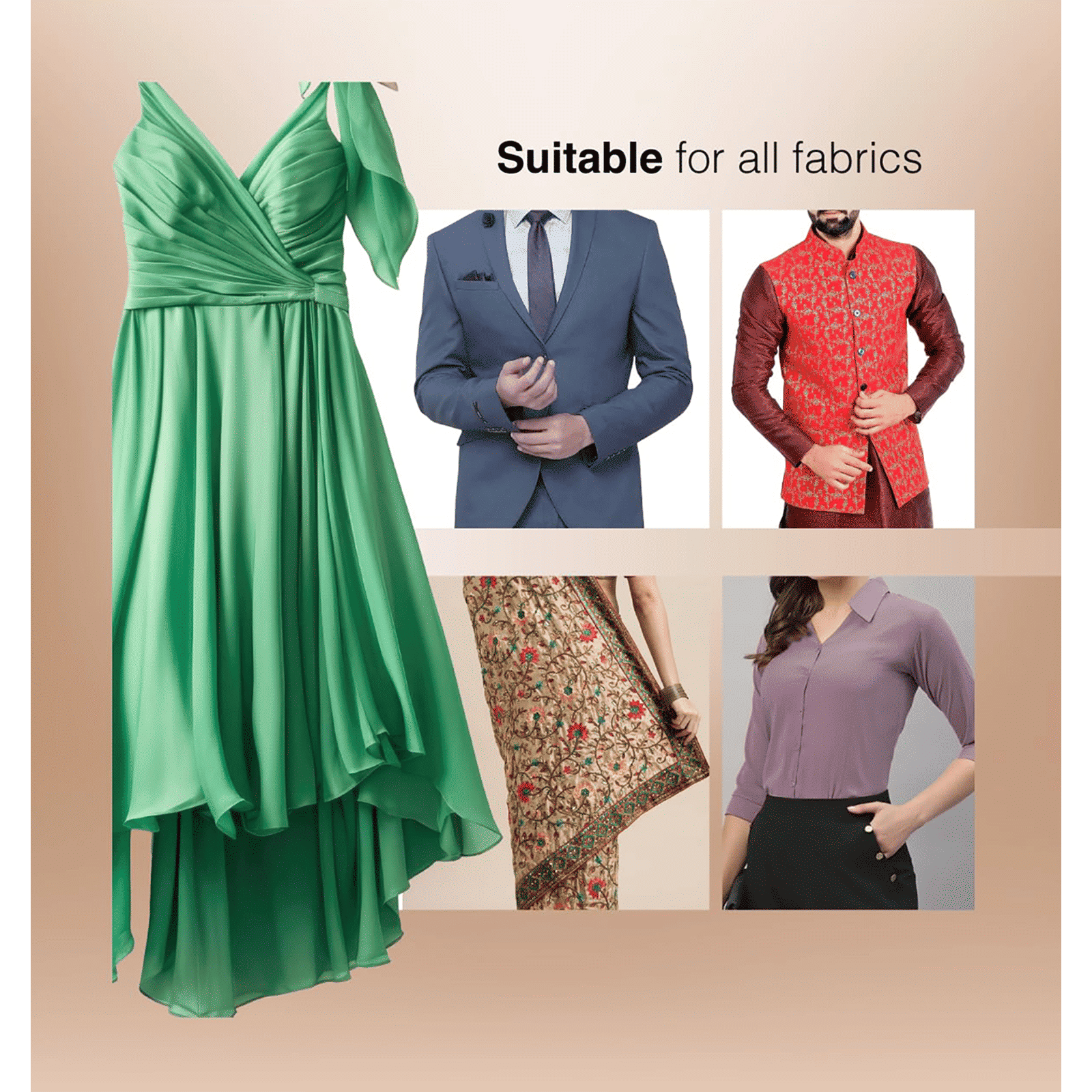 USHA Techne Direct 500 1300 Watts Handheld Garment Steamer (80ml Water Tank, 2 Modes, Self Cleaning, White)_9