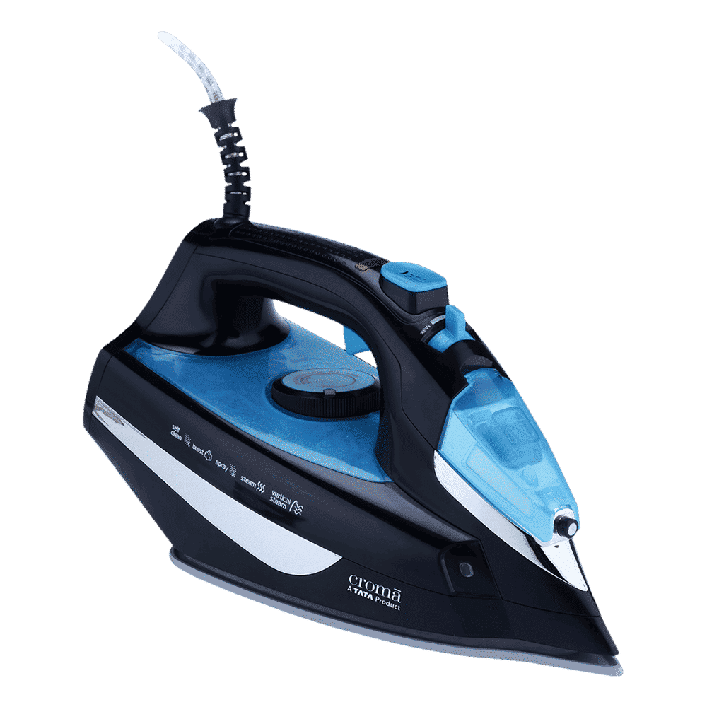 Croma 2000 Watts 300ml Steam Iron (Self Clean Function, Aqua Blue) Croma 2000 Watts 300ml Steam Iron (Self Clean Function, Aqua Blue)_13