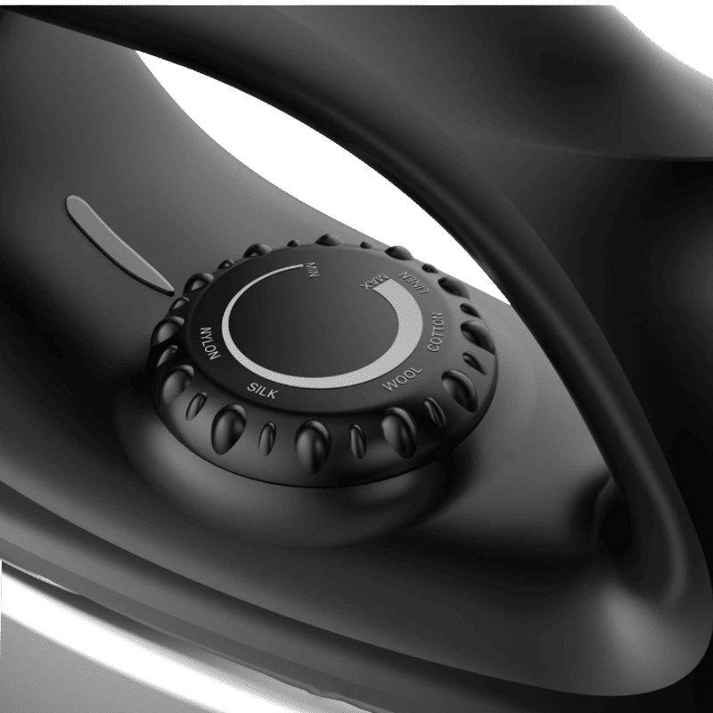 PHILIPS GC181/80 1000 Watts Dry Iron (Ergonomic Grip, Black)_2