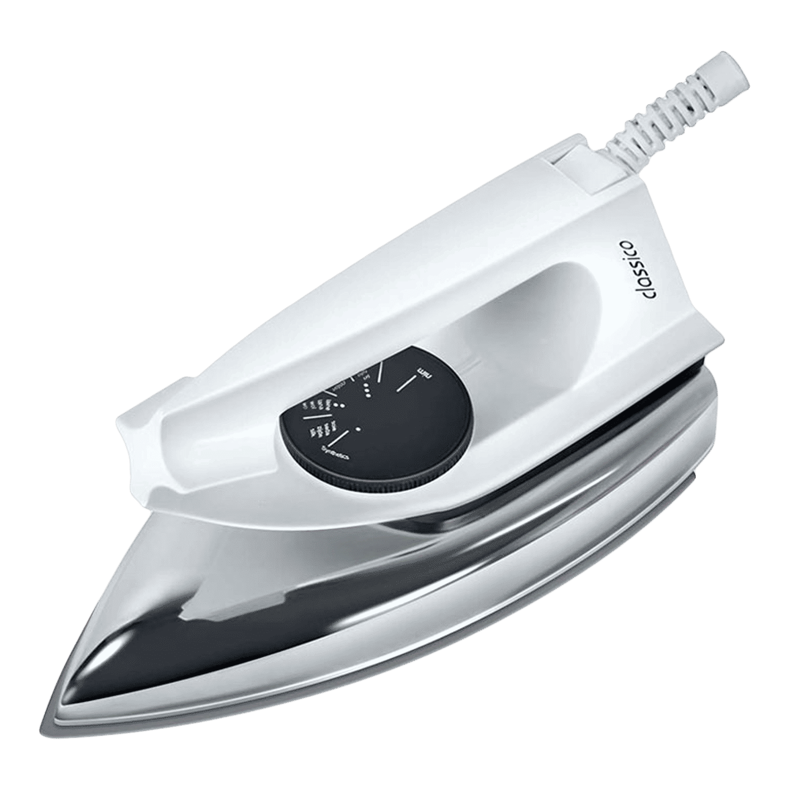 MAHARAJA WHITELINE Classico 1000 Watts Dry Iron (ISI Certified, White)_1