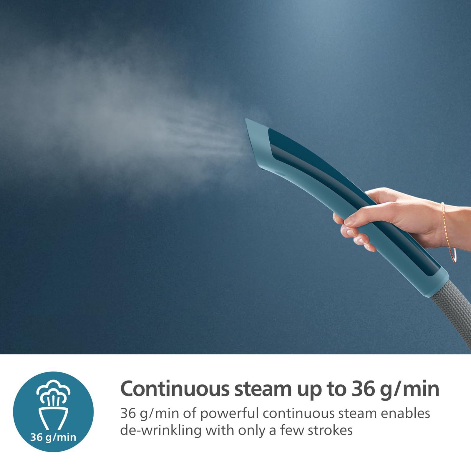 PHILIPS 1000 Series 1800 Watts Standing Garment Steamer (1800ml Water Tank, 3 Modes, Integrated Styleboard, Blue)_8