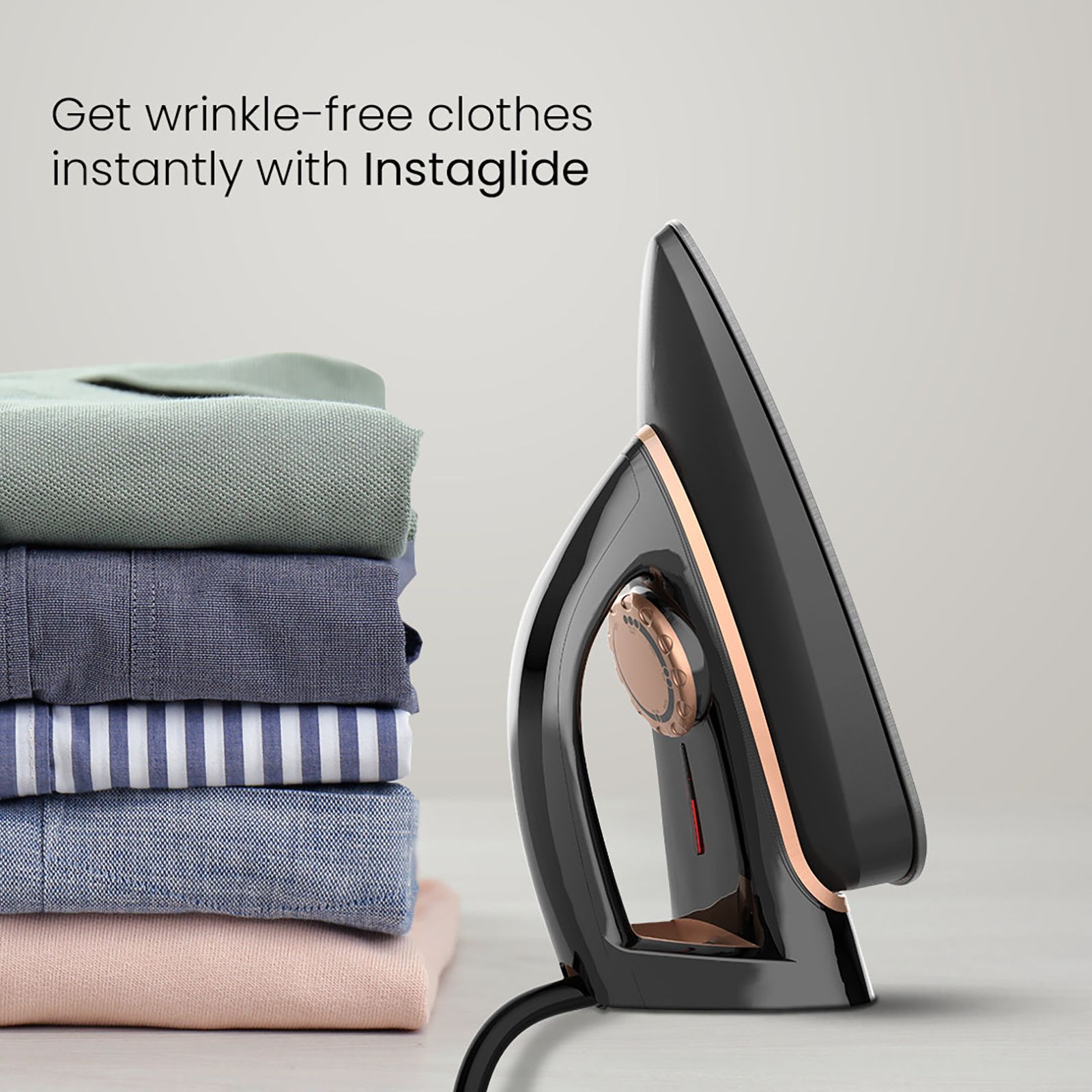 Crompton InstaGlide 1000 Watts Dry Iron (6 Fabric Settings, Black) Crompton InstaGlide 1000 Watts Dry Iron (6 Fabric Settings, Black)_7