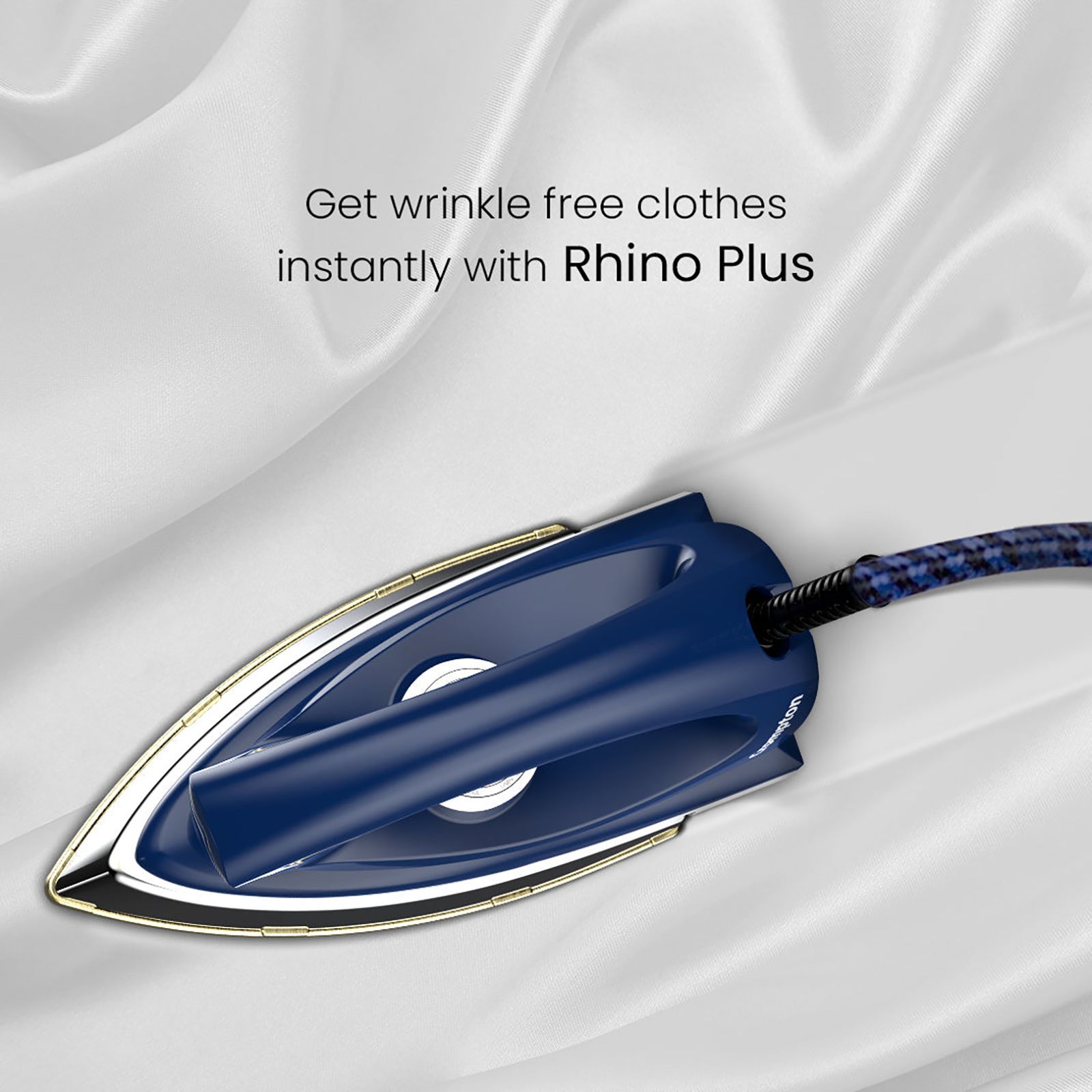 Crompton Rhino Plus 1250 Watts Dry Iron (Shockproof Handle, Blue)_8