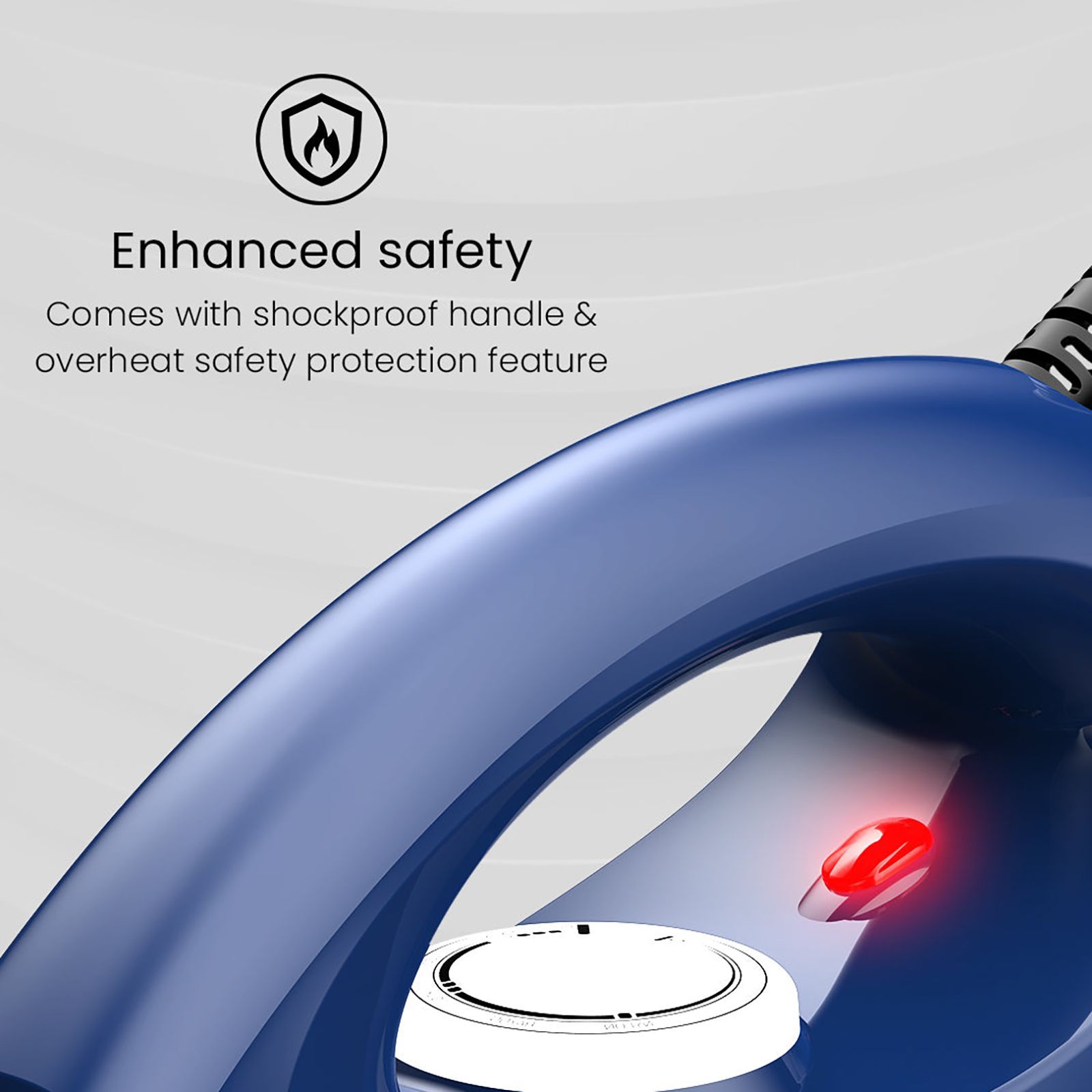 Crompton Rhino Plus 1250 Watts Dry Iron (Shockproof Handle, Blue)_9