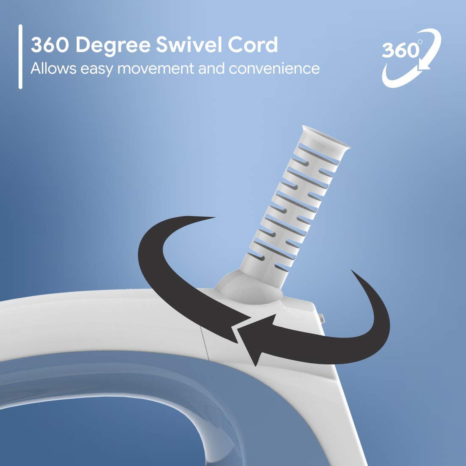 Crompton Brio 1000 Watts Dry Iron (6 Fabric Settings, Sky Blue & White)_2