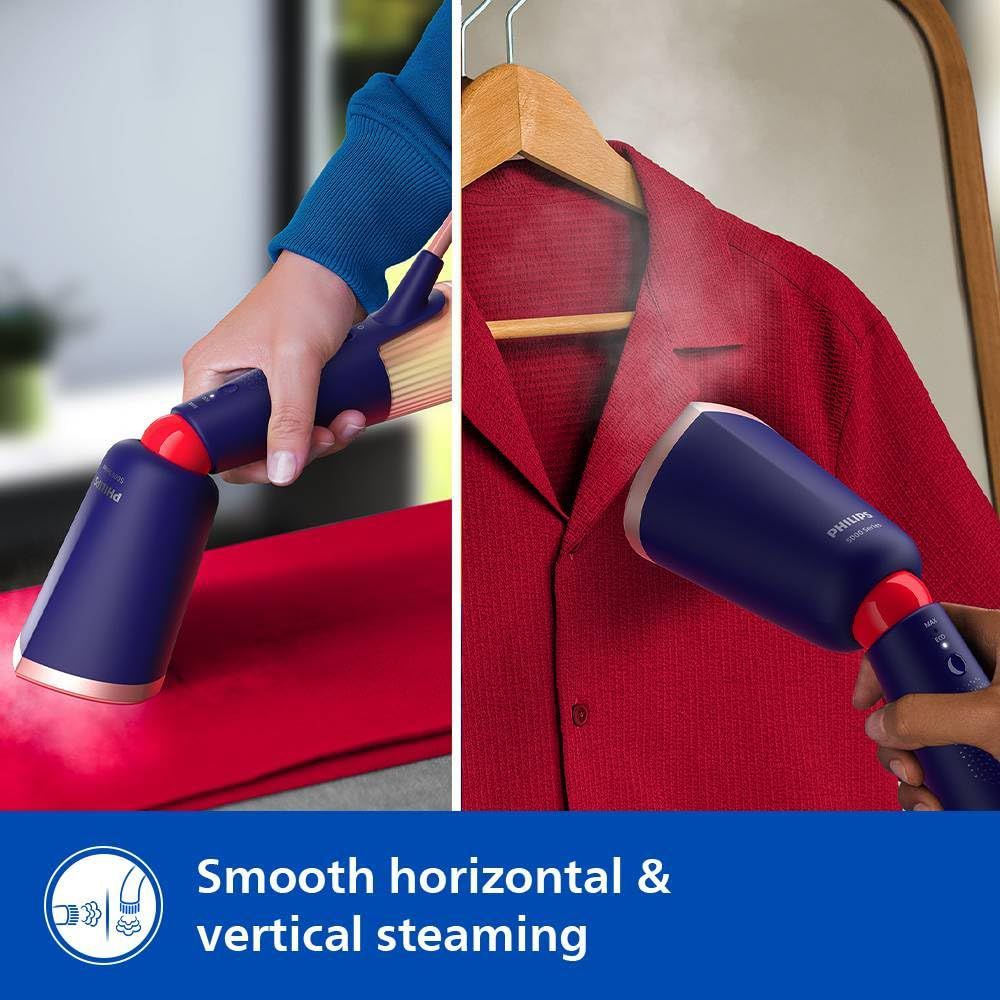 PHILIPS 5000 Series 1400 Watts Handheld Garment Steamer (200ml Water Tank, 2 Modes, Drip Stop, Marine Blue)_11