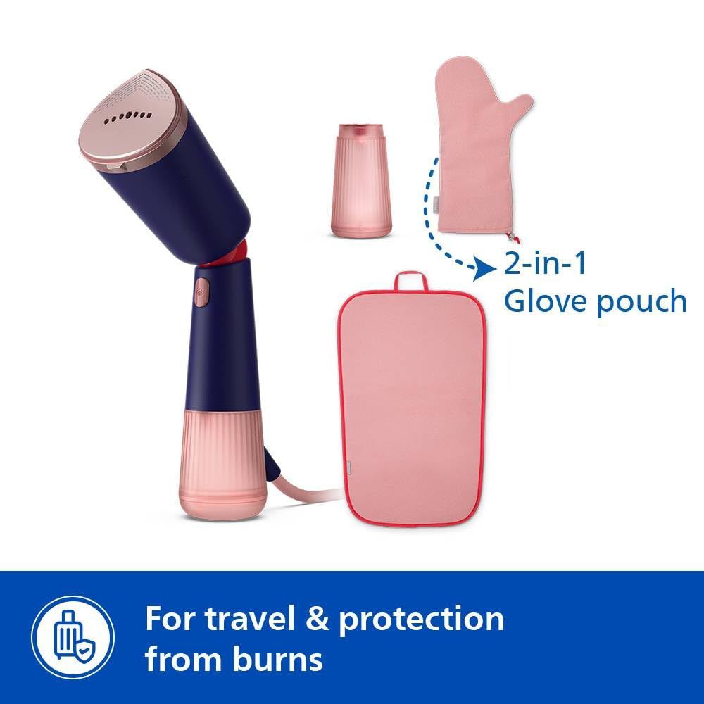 PHILIPS 5000 Series 1400 Watts Handheld Garment Steamer (200ml Water Tank, 2 Modes, Drip Stop, Marine Blue)_12