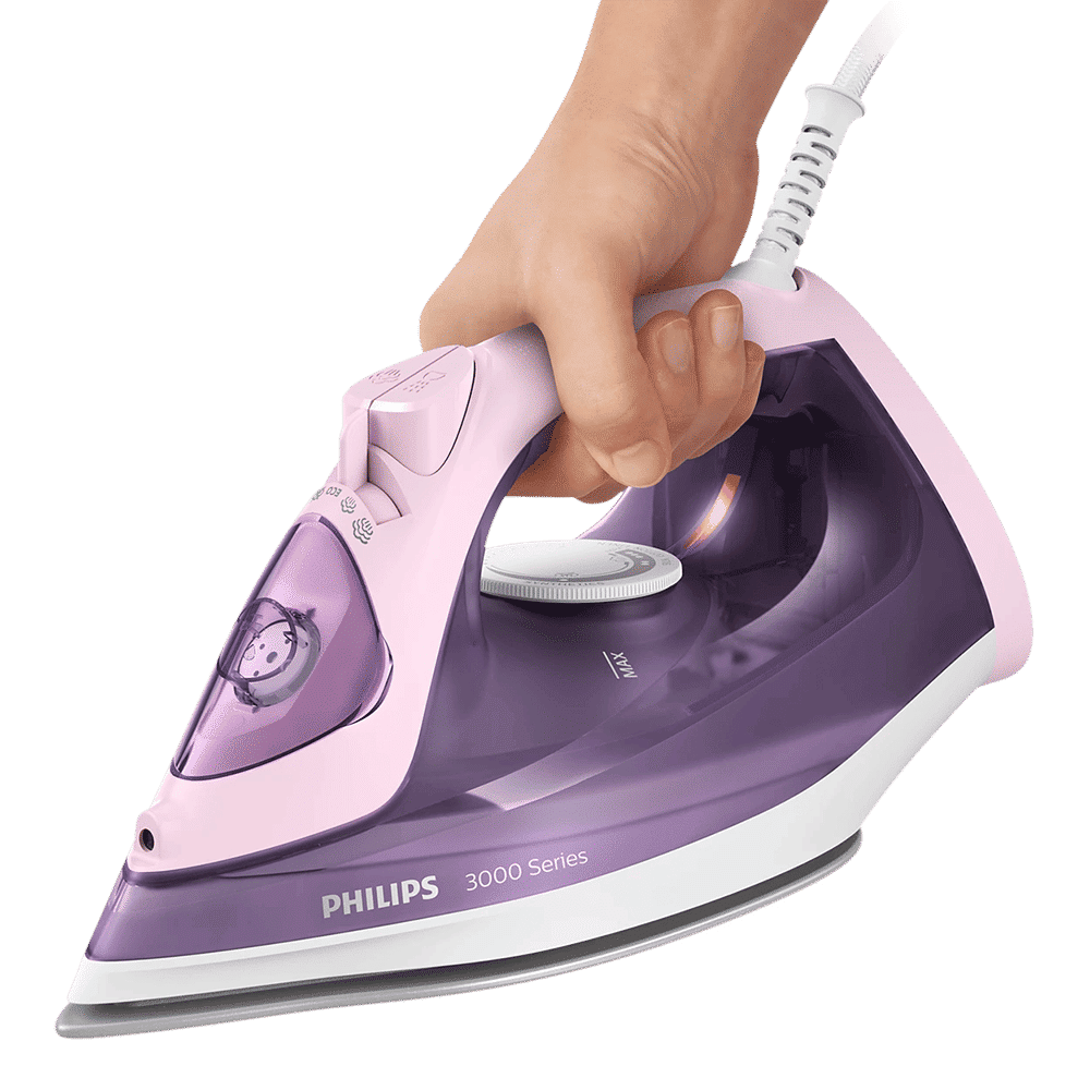 PHILIPS Speed Pro 2200 Watts 300ml Steam Iron (Built-in Calc-Clean, Purple) PHILIPS Speed Pro 2200 Watts 300ml Steam Iron (Built-in Calc-Clean, Purple)_12