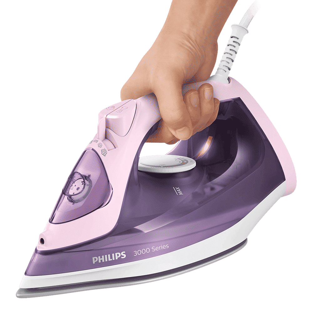 PHILIPS Speed Pro 2200 Watts 300ml Steam Iron (Built-in Calc-Clean, Purple) PHILIPS Speed Pro 2200 Watts 300ml Steam Iron (Built-in Calc-Clean, Purple)_4