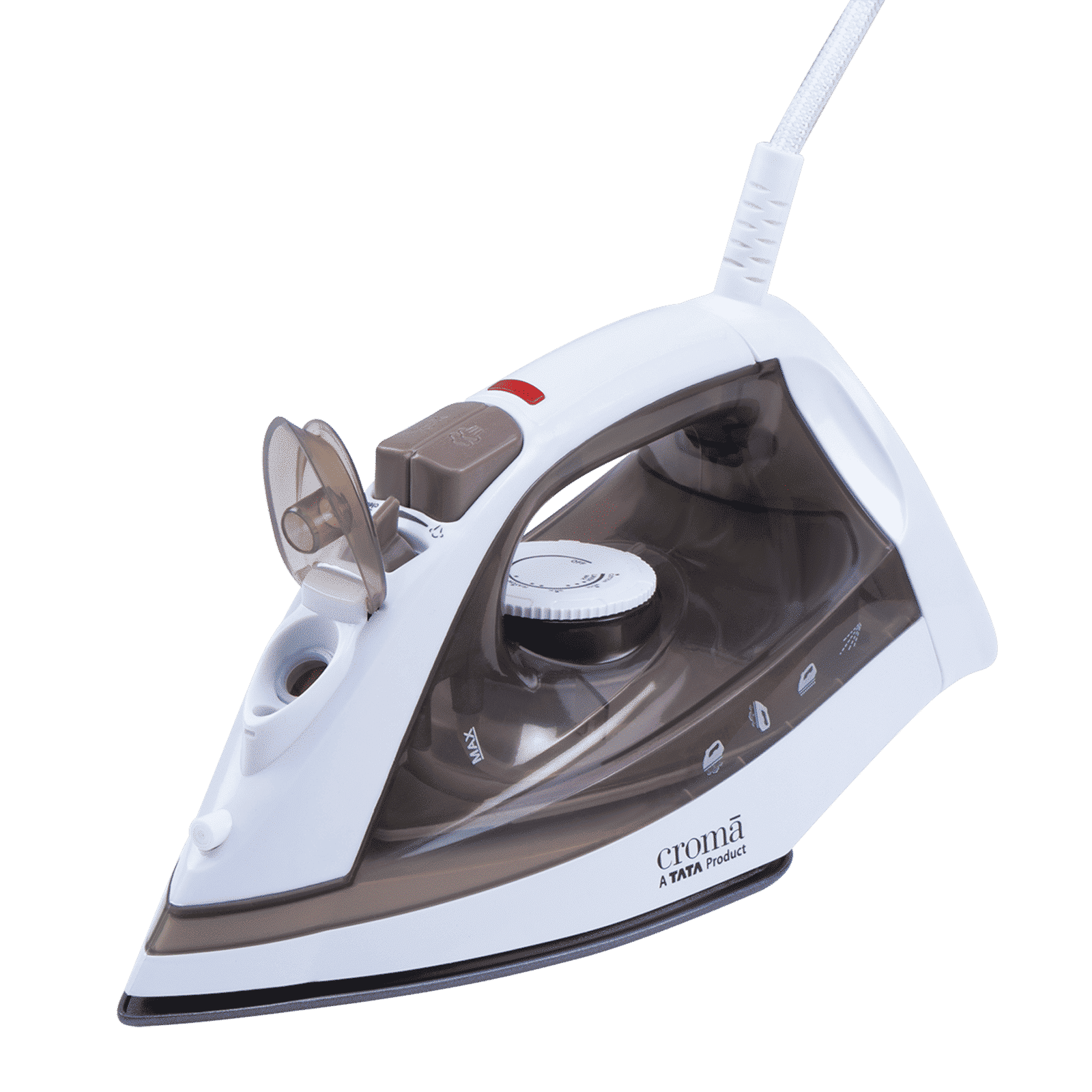 Croma 1600 Watts 210ml Steam Iron (2025 Model, 360 Degree Swivel Cord, Brown) Croma 1600 Watts 210ml Steam Iron (2025 Model, 360 Degree Swivel Cord, Brown)_2