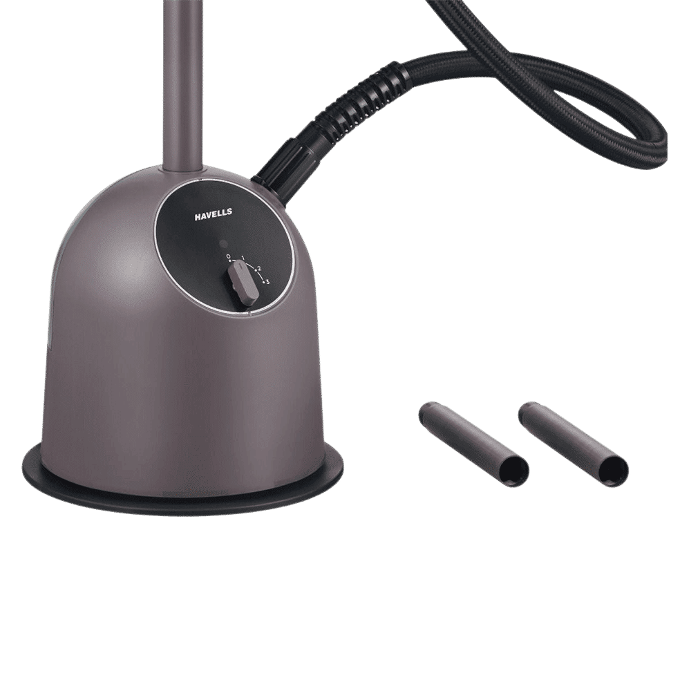 HAVELLS 1600 Watts 1300ml Standing Garment Steamer (6 Modes, 3 Steam Settings, GHGGSDGU160 Fyber, Purple)_2