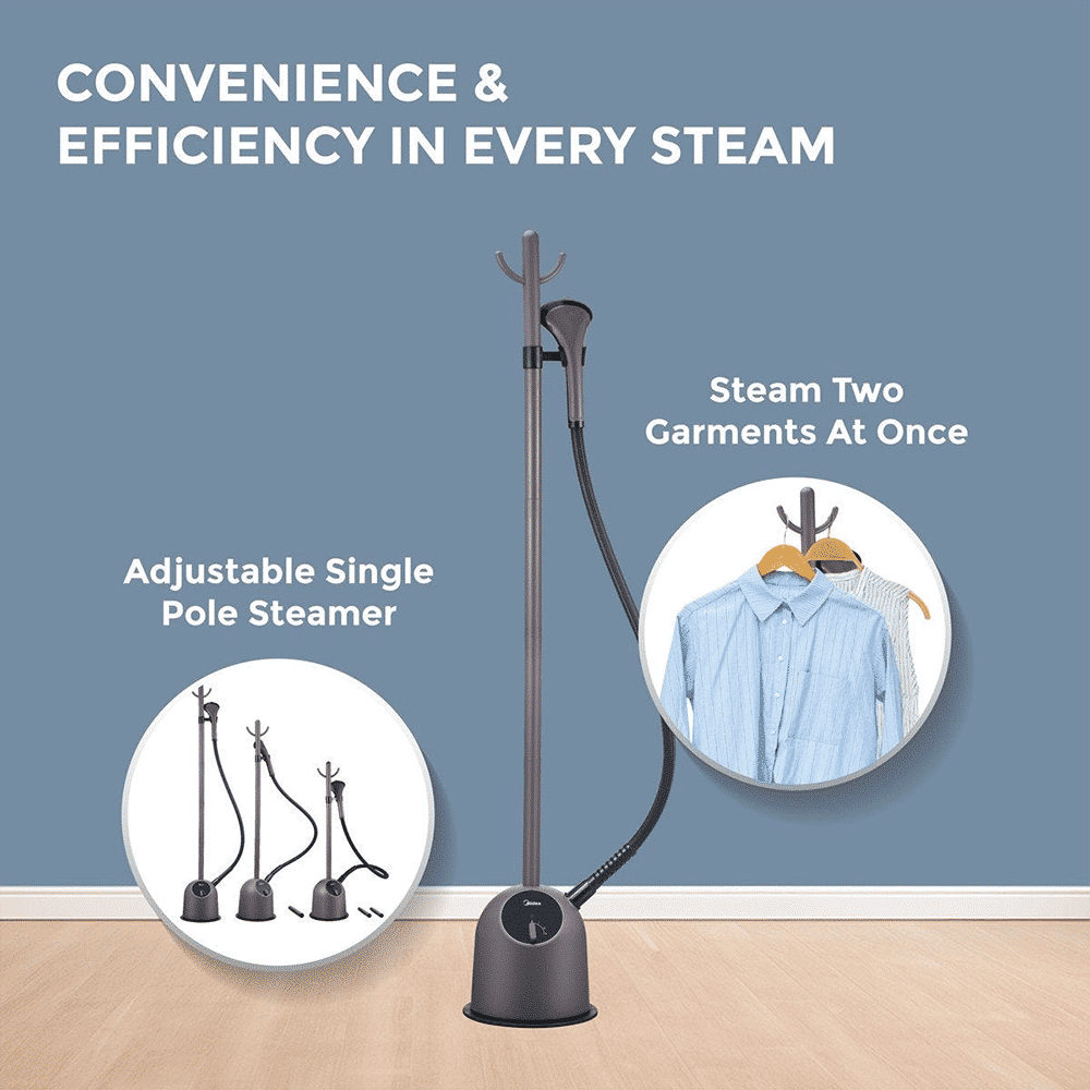 HAVELLS 1600 Watts 1300ml Standing Garment Steamer (6 Modes, 3 Steam Settings, GHGGSDGU160 Fyber, Purple)_4