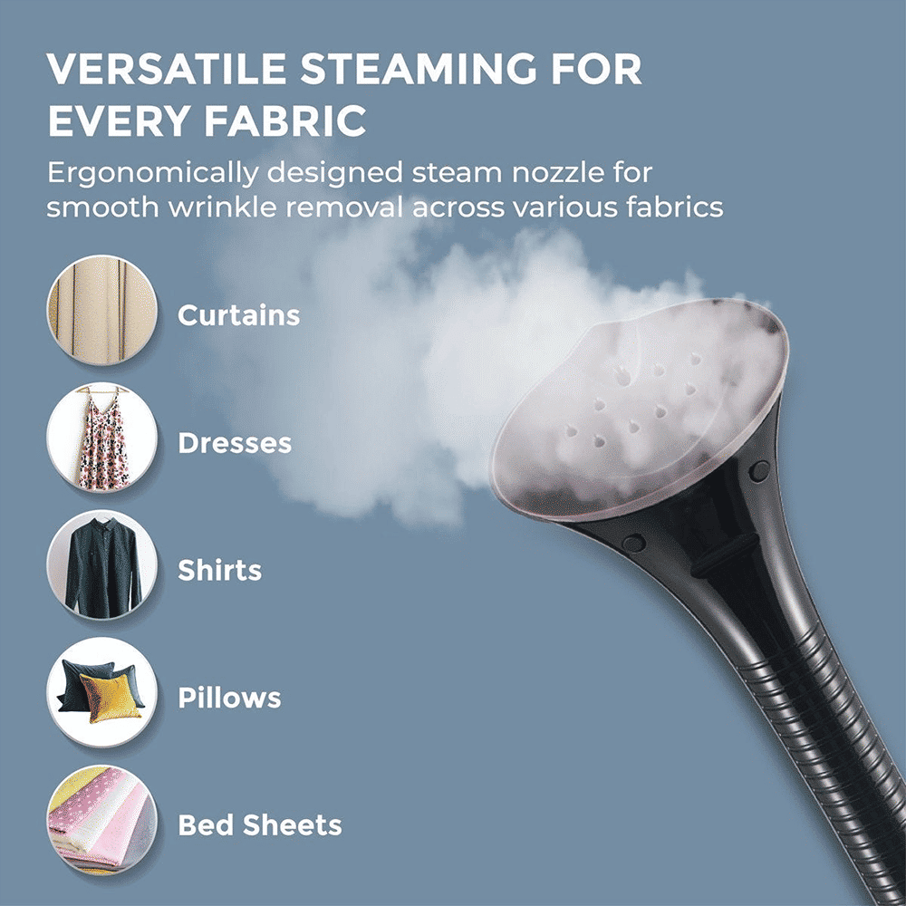 HAVELLS 1600 Watts 1300ml Standing Garment Steamer (6 Modes, 3 Steam Settings, GHGGSDGU160 Fyber, Purple)_6