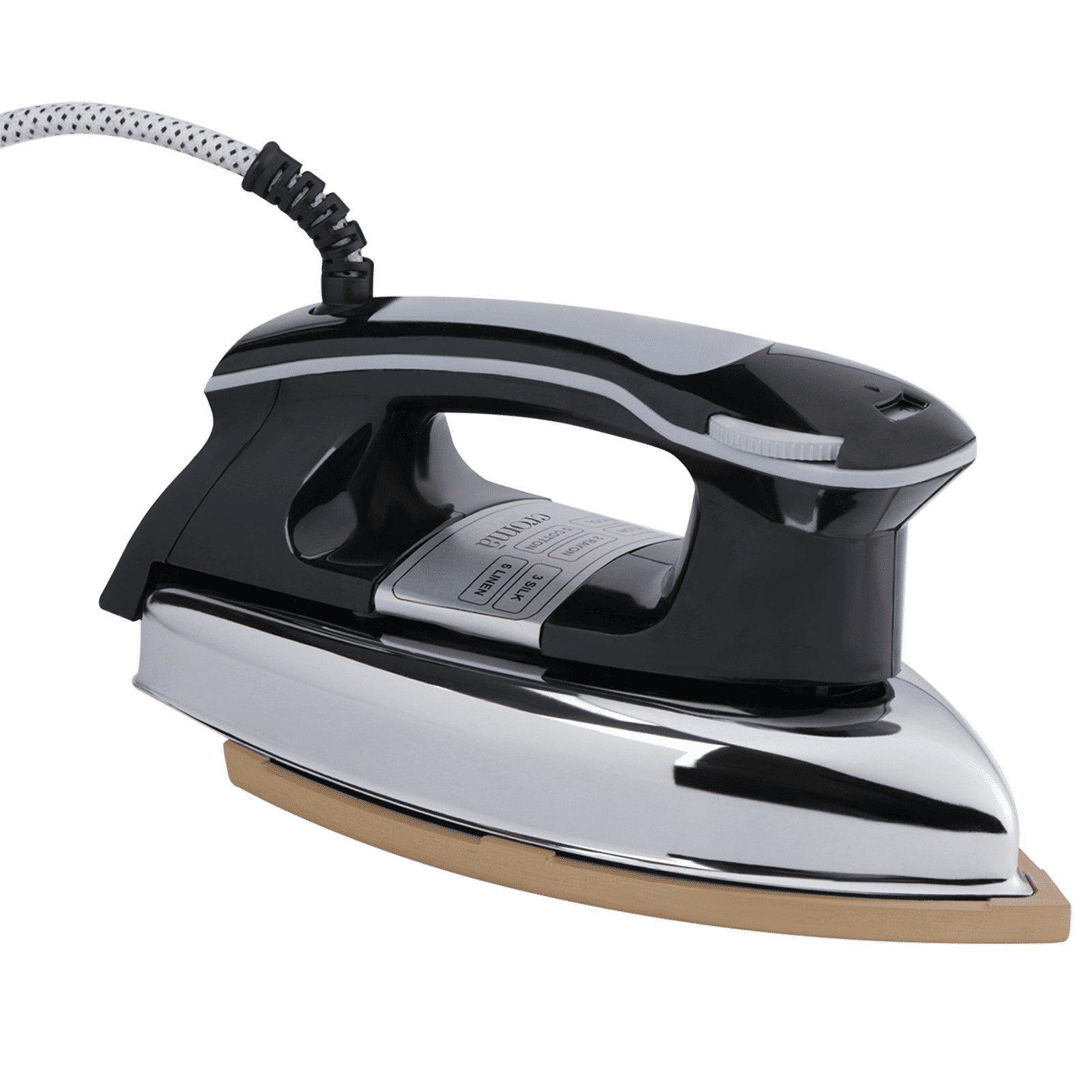 Croma AV4416 1000 Watts Dry Iron (Non-Stick Coated Soleplate, Black) Croma AV4416 1000 Watts Dry Iron (Non-Stick Coated Soleplate, Black)_2