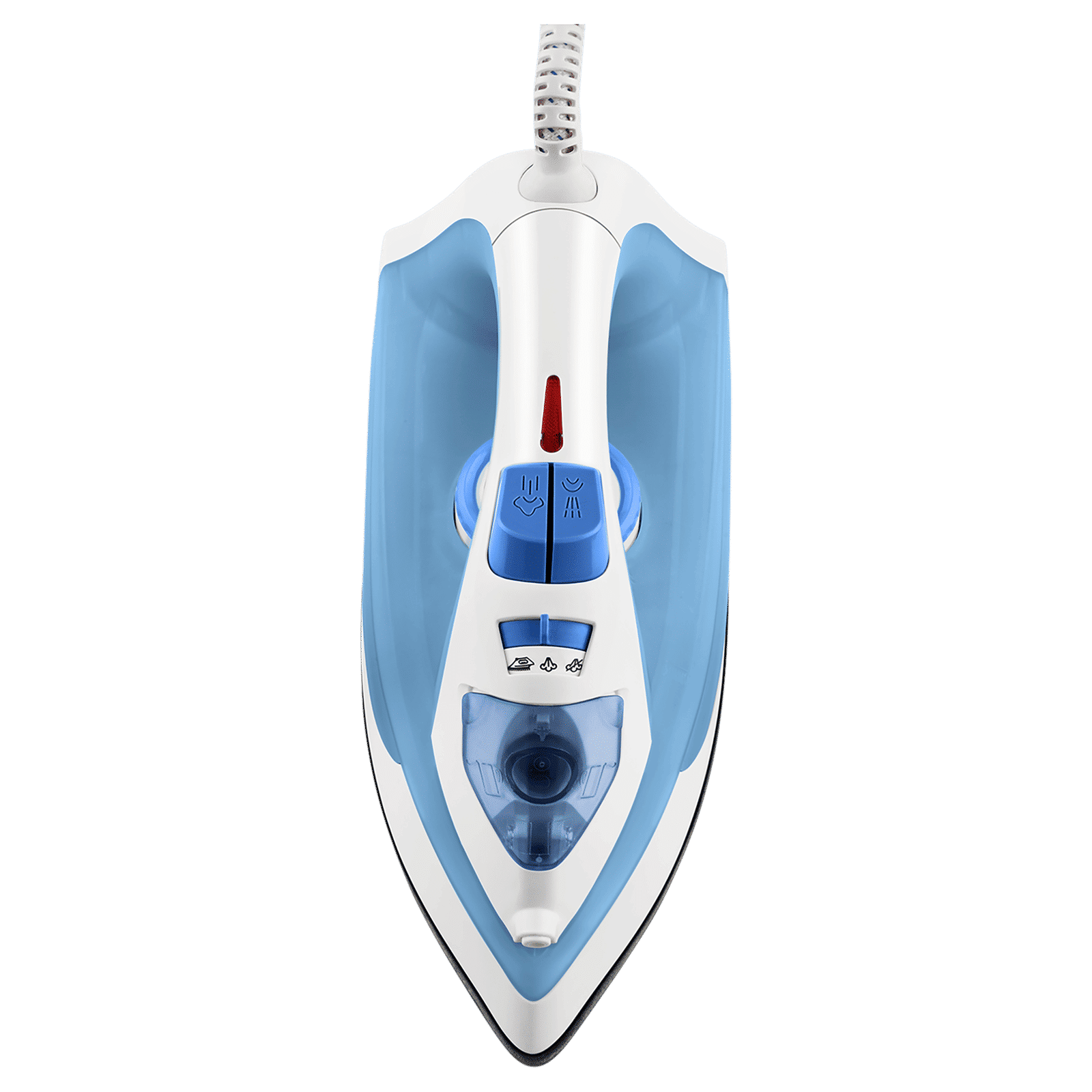 Orient FabriFeel 1600 Watts 230ml Steam Iron (Temperature Control, White & Blue)_3