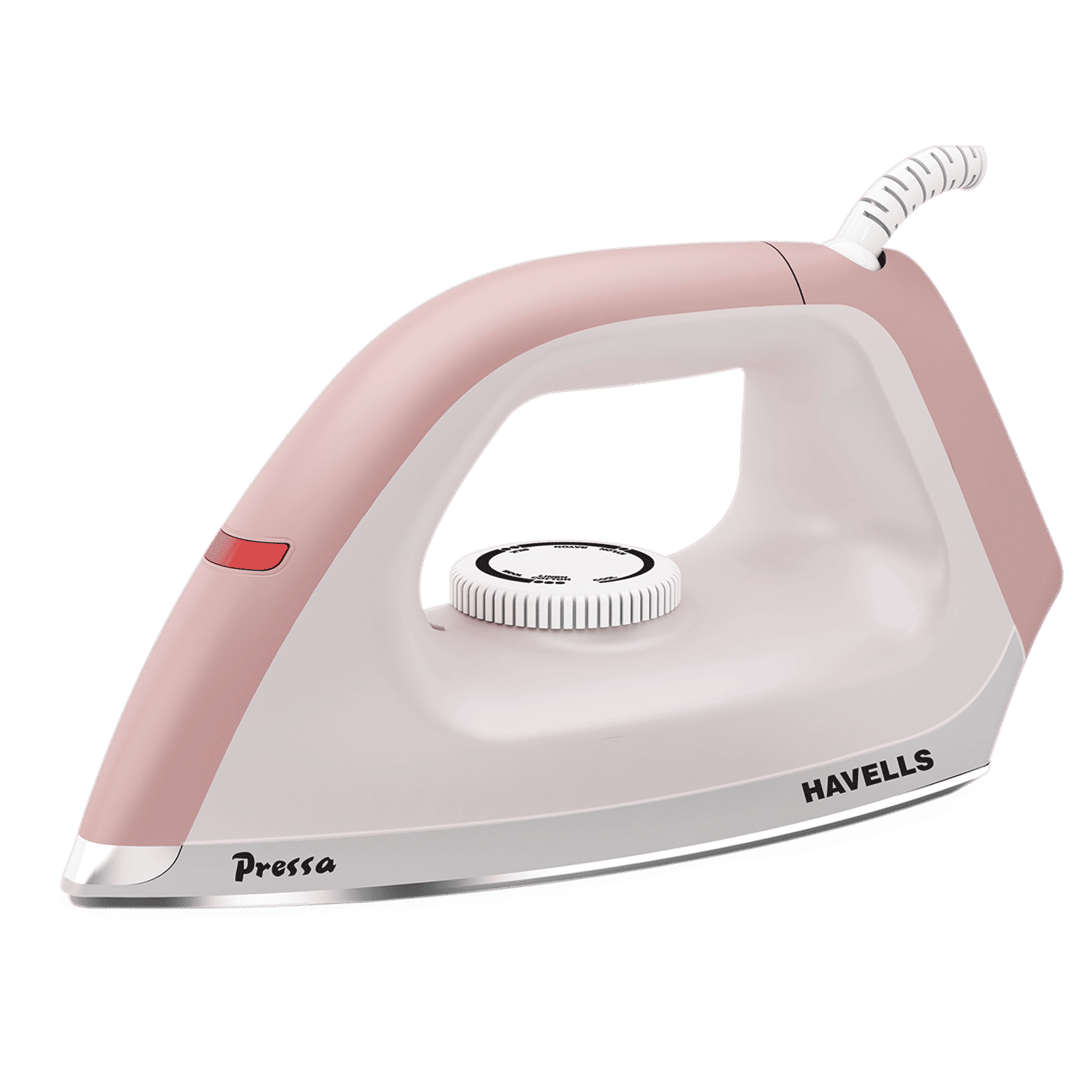 HAVELLS Pressa 1100 Watts Dry Iron (Greblon Non-Stick Sole Plate, Peach)_1