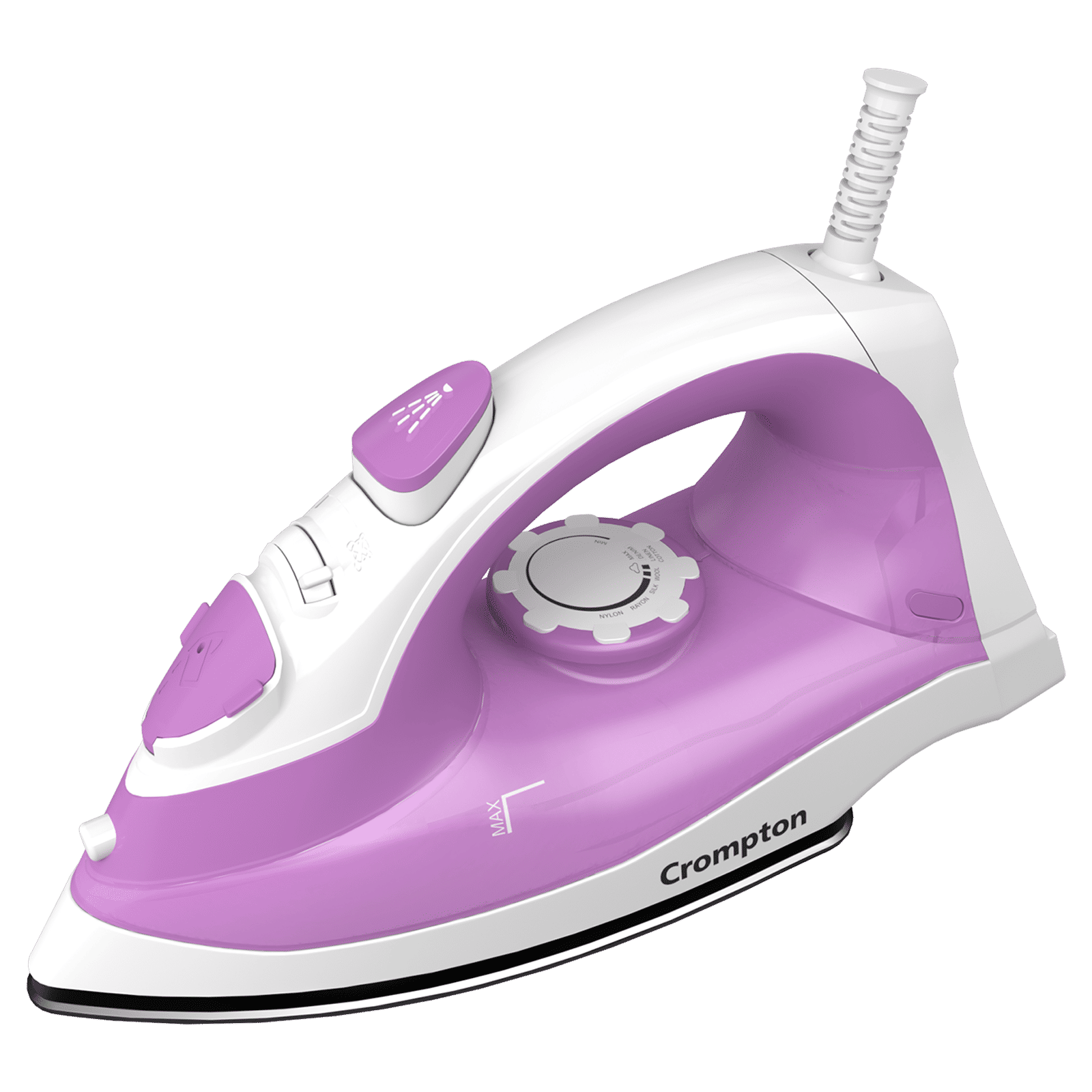 Crompton FabriMagic Neo 1440 Watts 200ml Steam Iron (6 Fabric Settings, White & Pink)_5