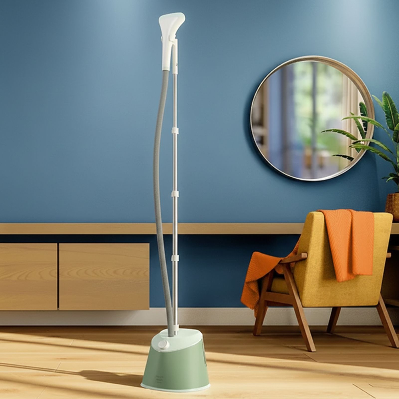 Philips STE1010/70 1600 Watts Standing Garment Steamer (1800ml Water Tank, 2 Modes, Detachable Water Tank, Desert Green)_3