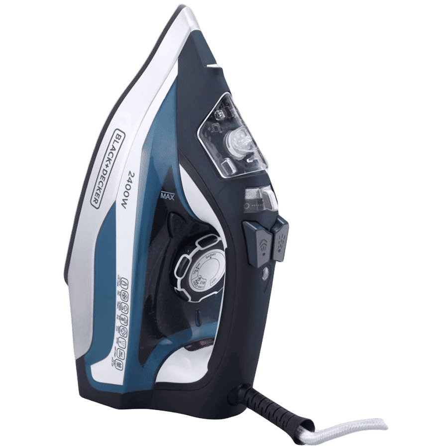 Black & Decker 2400 Watts 380ml Steam Iron (Auto Shut Off, BXIR2401IN, Blue) Black & Decker 2400 Watts 380ml Steam Iron (Auto Shut Off, BXIR2401IN, Blue)_3