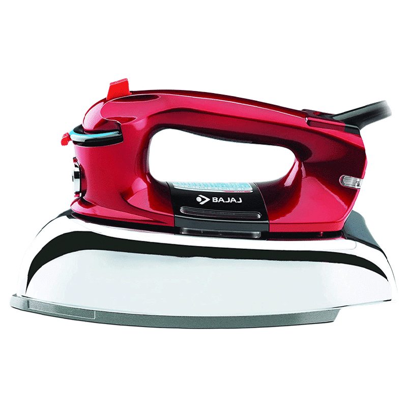 BAJAJ Majesty Macho 2000 Watts 100ml Steam Iron (Anti-Scale Technology, Red)_3