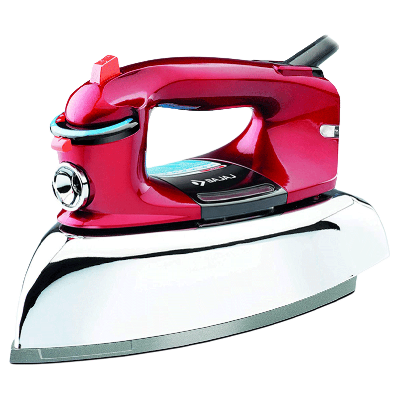 BAJAJ Majesty Macho 2000 Watts 100ml Steam Iron (Anti-Scale Technology, Red)_1