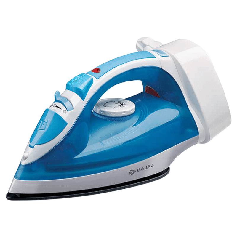 BAJAJ 2000 Watts Steam Iron (Majesty Retract, Blue) BAJAJ 2000 Watts Steam Iron (Majesty Retract, Blue)_1