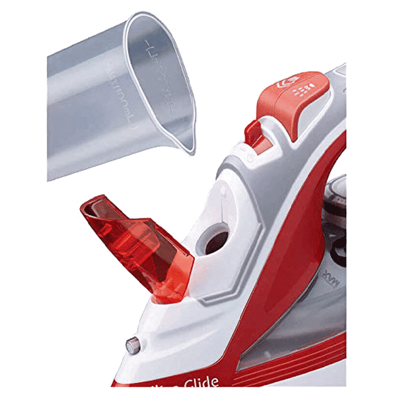 Morphy Richards Ultra Glide 1600 Watts 350ml Steam Iron (Vertical and Horizontal Ironing, Red)_8