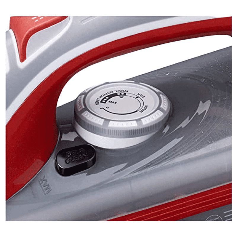 Morphy Richards Ultra Glide 1600 Watts 350ml Steam Iron (Vertical and Horizontal Ironing, Red)_6