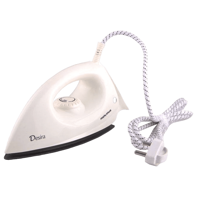 Morphy Richards Desira 1000 Watts Dry Iron (Neon Indicator, Ivory)_3