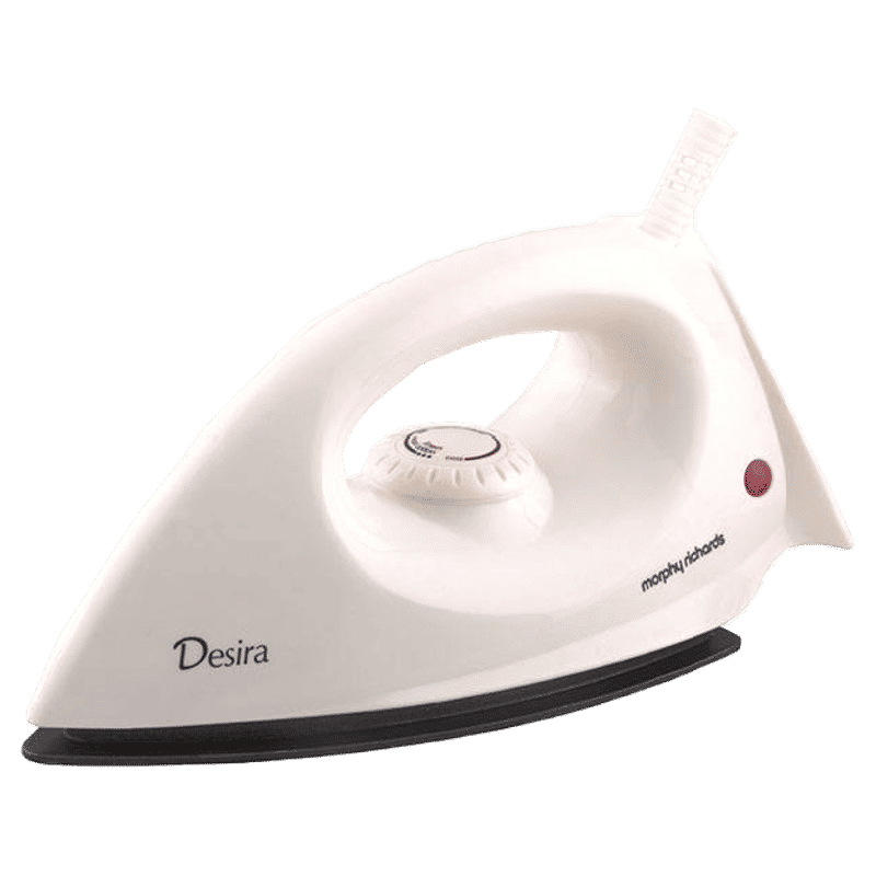 Morphy Richards Desira 1000 Watts Dry Iron (Neon Indicator, Ivory)_1