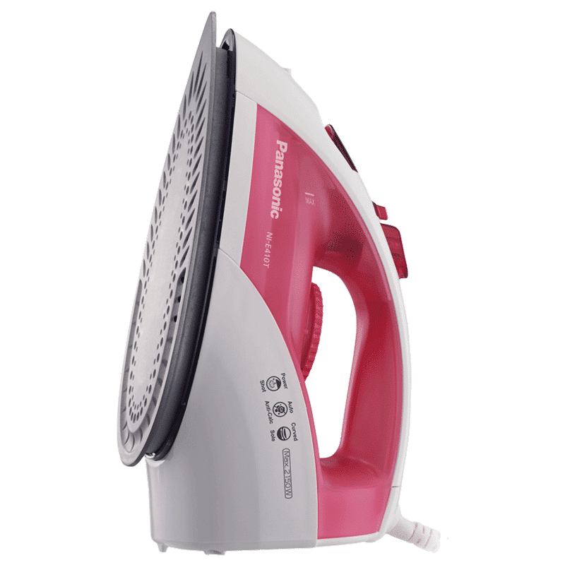 Panasonic NI-E410TRSM 2150 Watts 200ml Steam Iron (Anti-calc System, Red)_3