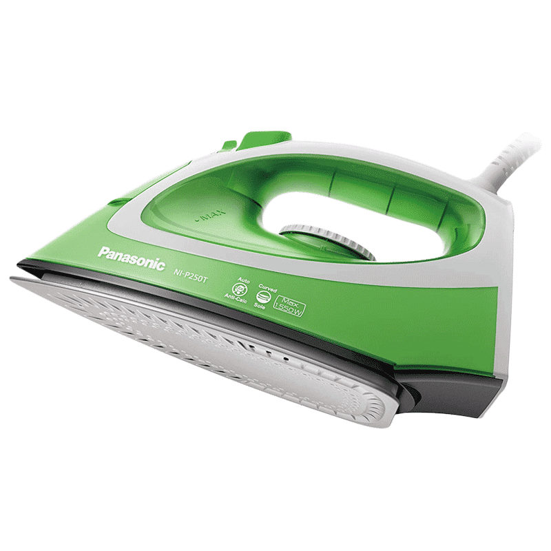 Panasonic NI-P250TGSM 1550 Watts 200ml Steam Iron (Anti-calc System, Green) Panasonic NI-P250TGSM 1550 Watts 200ml Steam Iron (Anti-calc System, Green)_7
