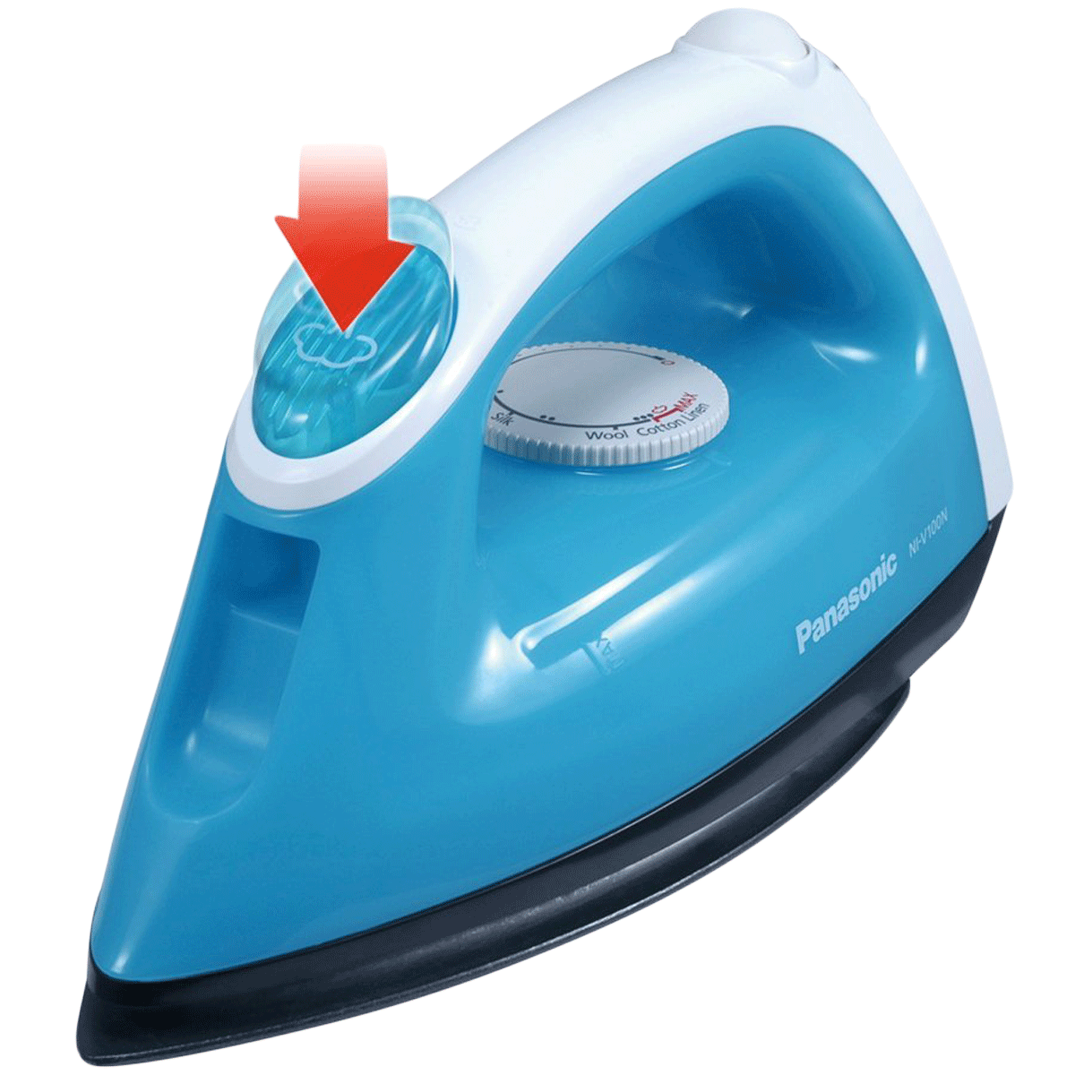 Panasonic 1200 Watts 140ml Steam Iron (Non-stick Coating, NI-V100NAARM, Blue) Panasonic 1200 Watts 140ml Steam Iron (Non-stick Coating, NI-V100NAARM, Blue)_4