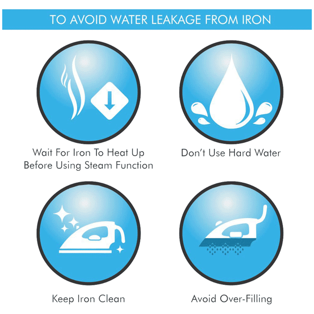 Panasonic 1200 Watts 140ml Steam Iron (Non-stick Coating, NI-V100NAARM, Blue) Panasonic 1200 Watts 140ml Steam Iron (Non-stick Coating, NI-V100NAARM, Blue)_8