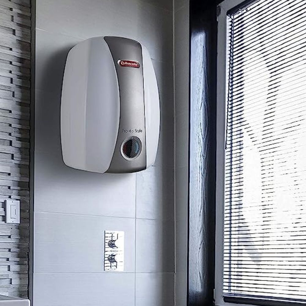 Racold Pronto Stylo 3 Litre 5 Star Vertical Instant Geyser with Anti-Syphon System (Golden & Grey) Racold Pronto Stylo 3 Litre 5 Star Vertical Instant Geyser with Anti-Syphon System (Golden & Grey)_7