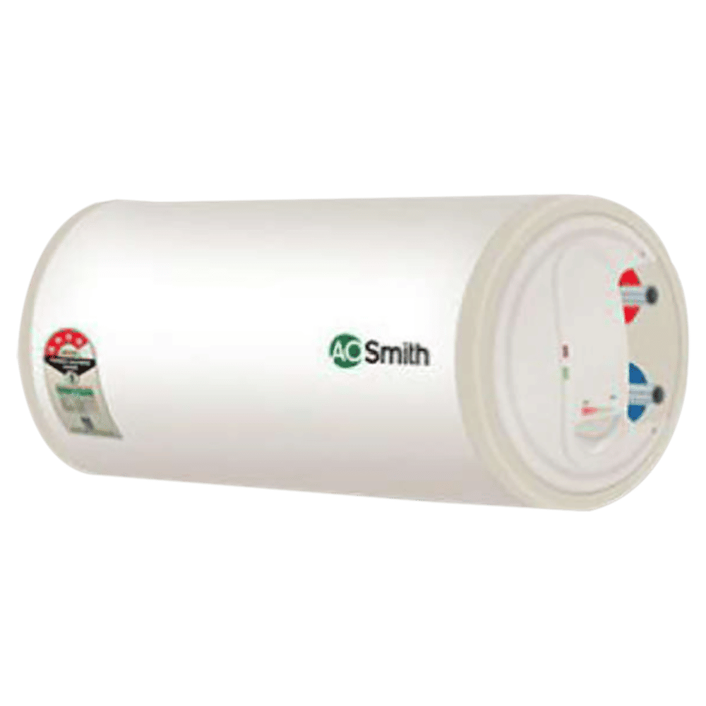 AO Smith HSE-HAS 25 Litre 4 Star Horizontal Storage Geyser with Blue Diamond Technology (White)_1