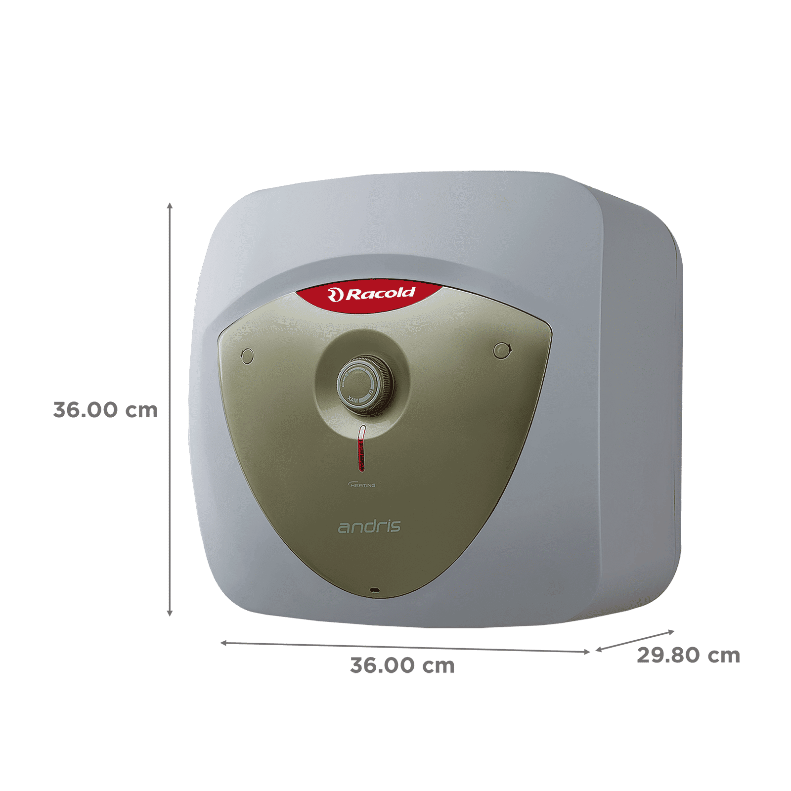 Racold Andris Lux Plus 10 Litres 4 Star Vertical Storage Water Geyser with Silver-ion Technology (White/Gold)_2