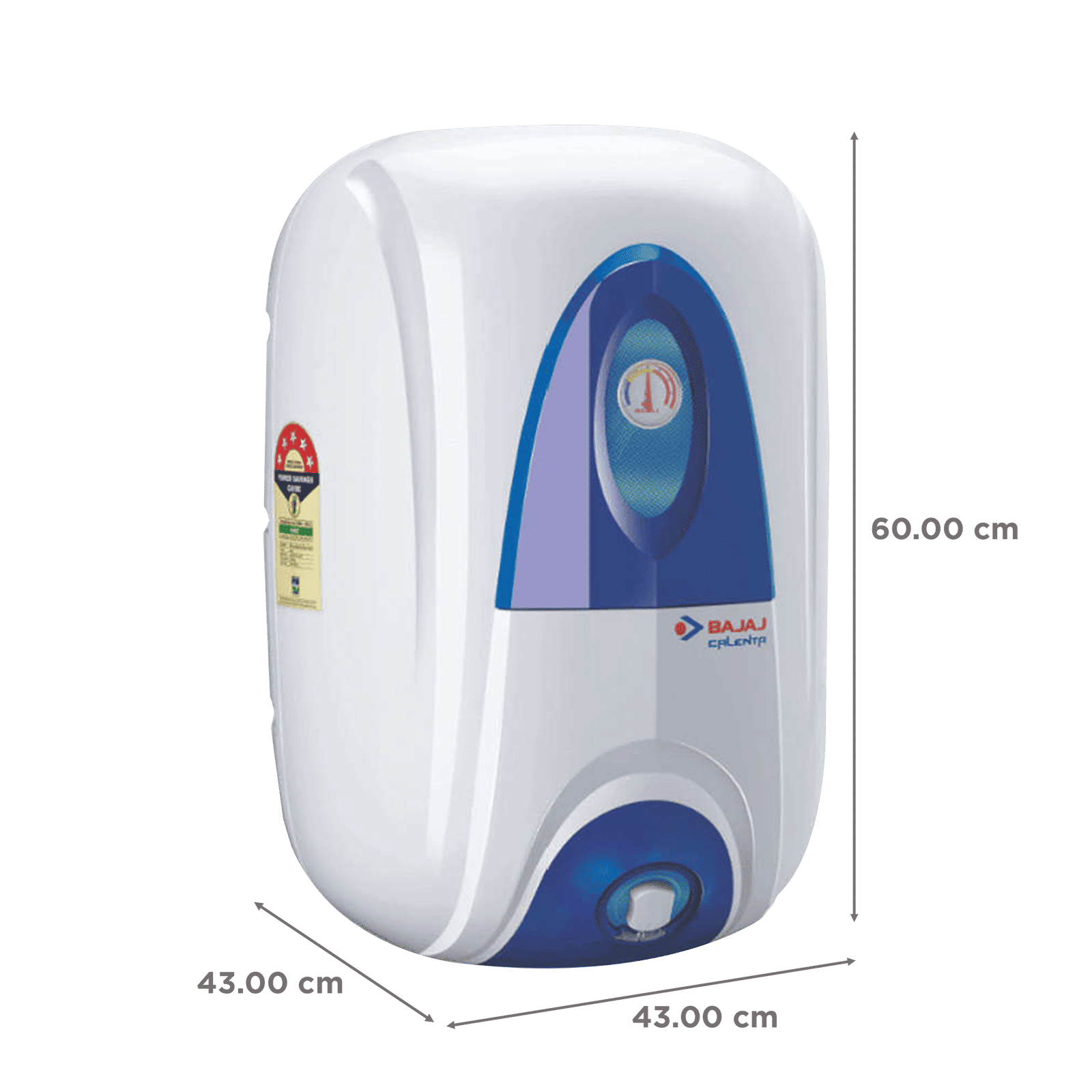 BAJAJ Calenta 25 Litre 5 Star Vertical Storage Geyser with Titanium Armour Technology (White)_2