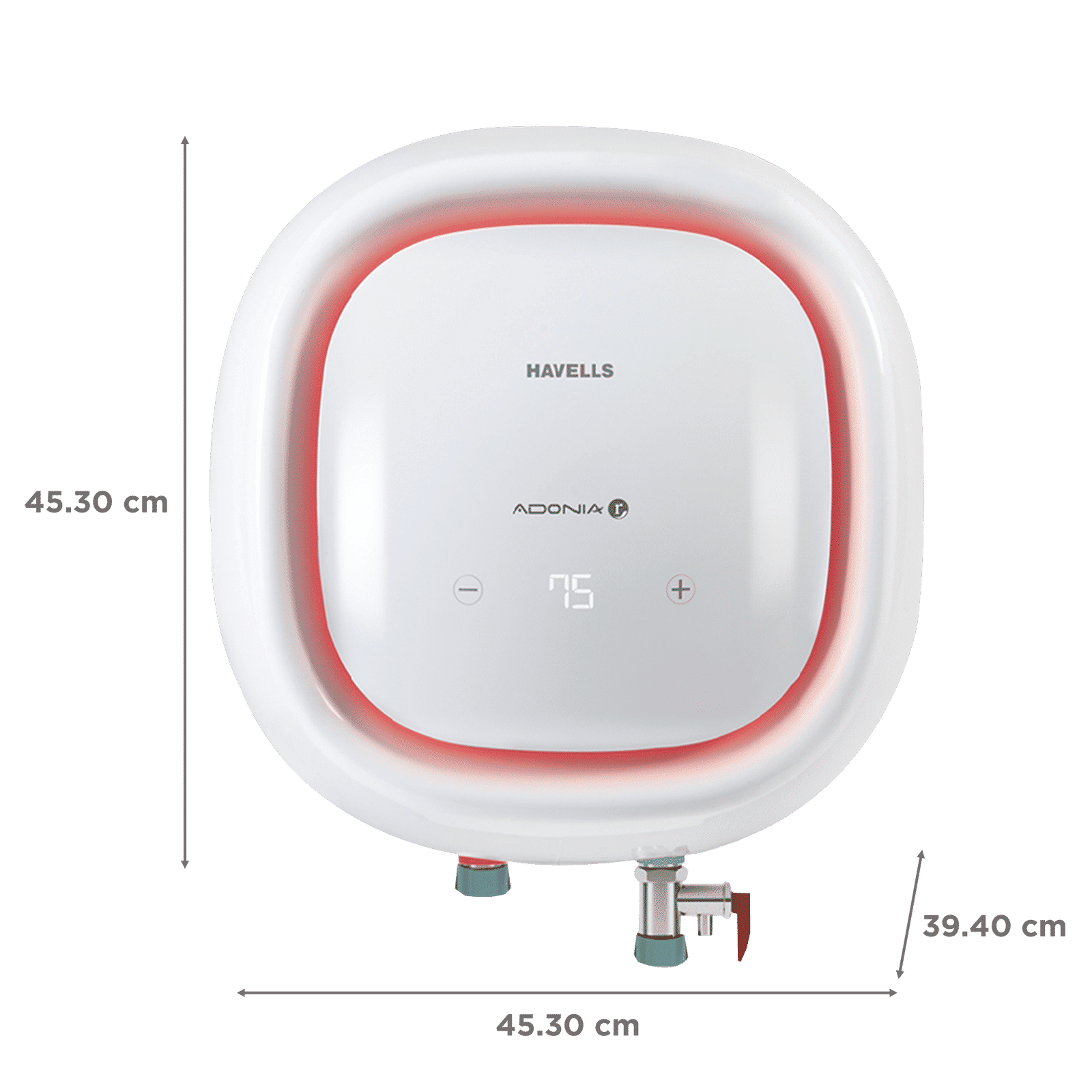 HAVELLS Adonia R 25 Litre 5 Star Vertical Storage Geyser with Whirl Flow Technology (White) HAVELLS Adonia R 25 Litre 5 Star Vertical Storage Geyser with Whirl Flow Technology (White)_2