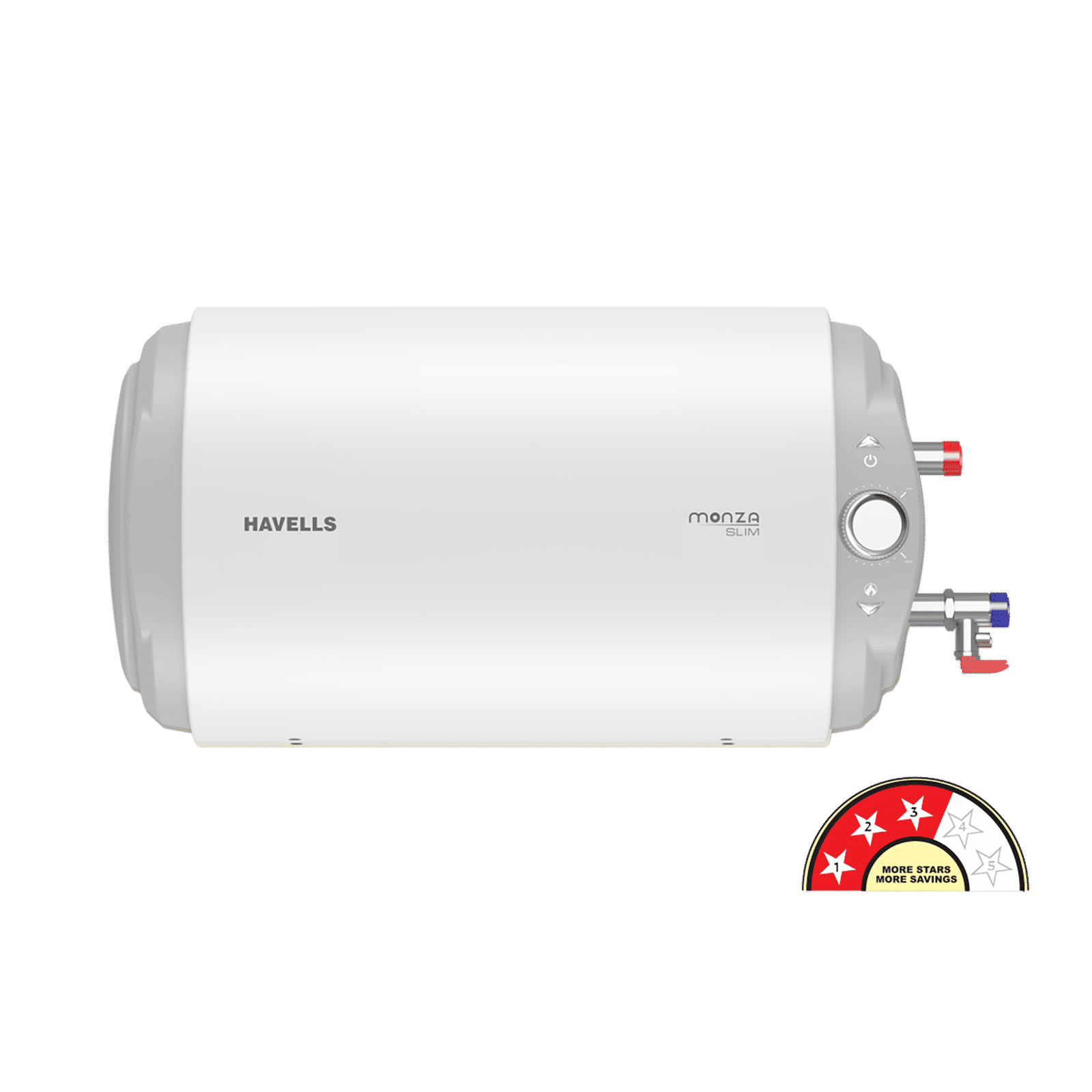 HAVELLS Monza Slim 15 Litres 4 Star Horizontal Storage Water Geyser with Hidden LED Display (White)_6