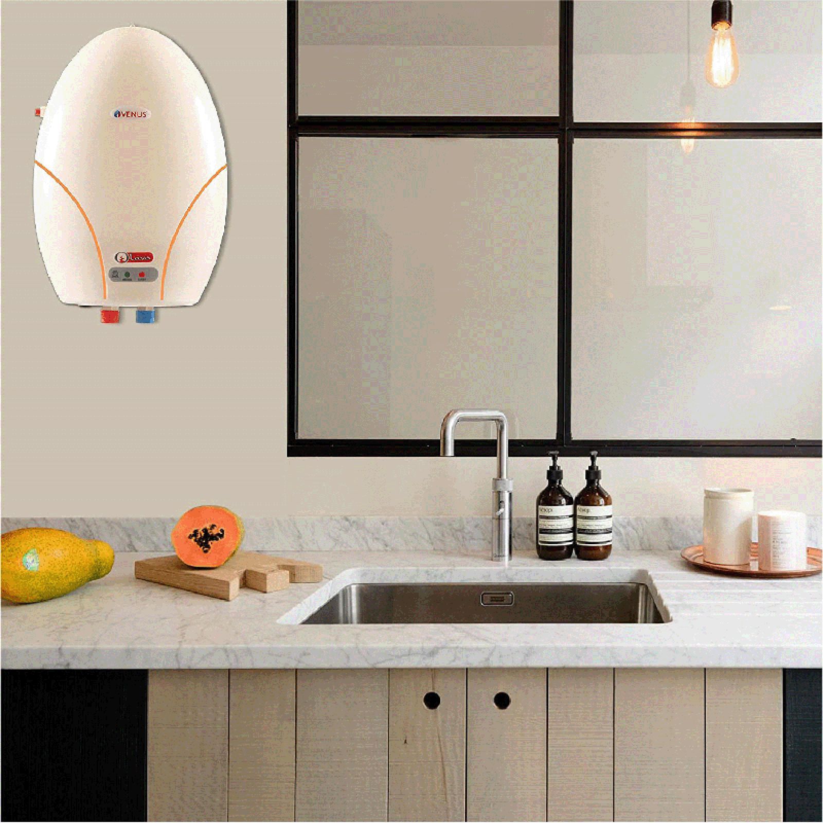 VENUS Lava 3 Litre 4 Star Vertical Instant Geyser with Multifunction Valve (Ivory) VENUS Lava 3 Litre 4 Star Vertical Instant Geyser with Multifunction Valve (Ivory)_6